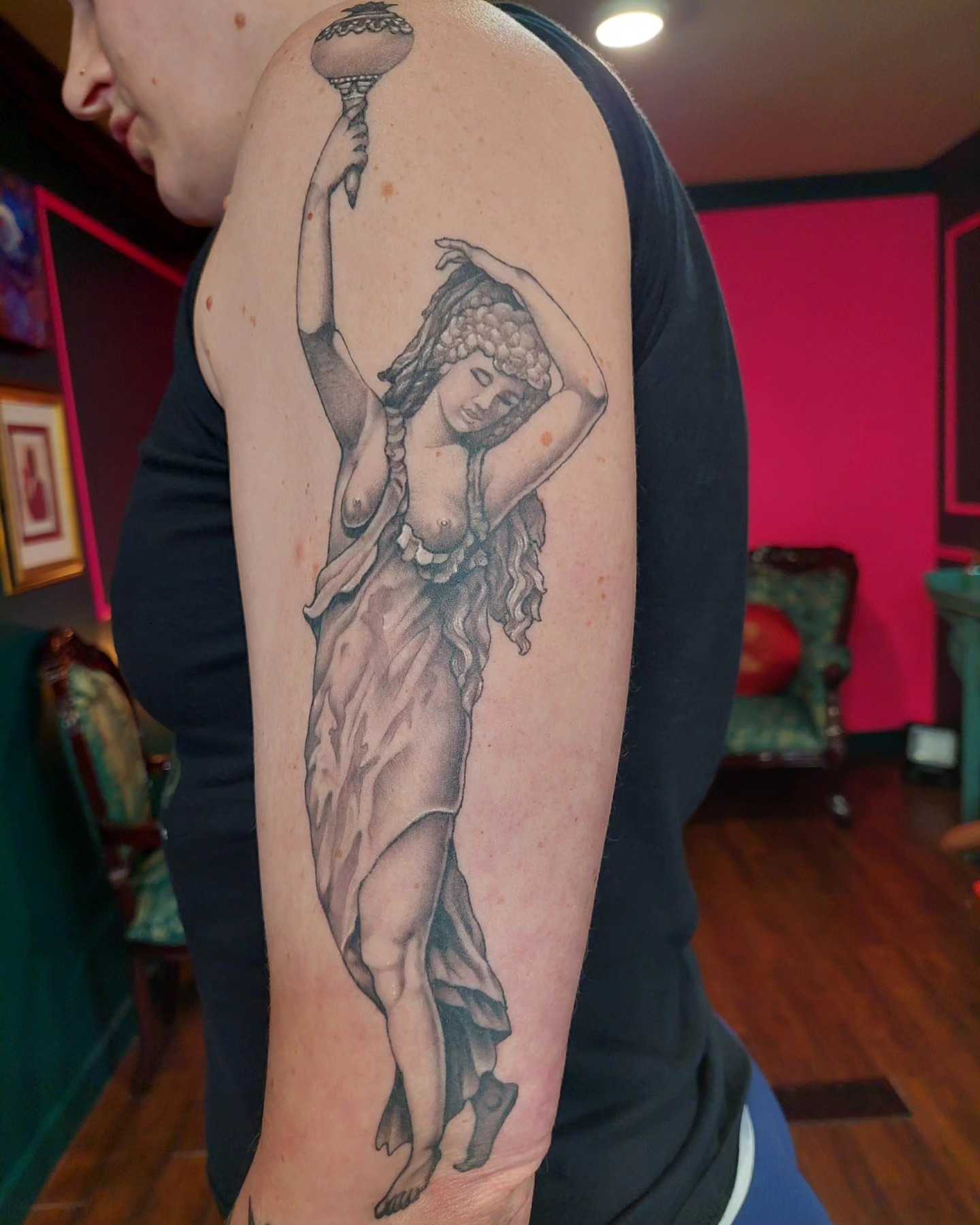 Tattoo by @daniwilsonart — black_and_grey, realism