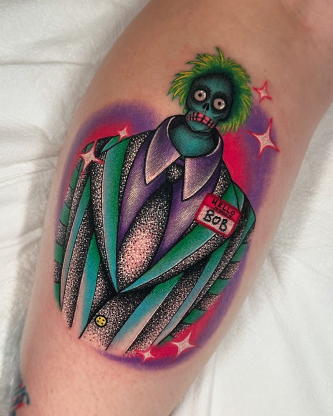 Riff Raff American traditional tattoo on the forearm by πΈπππππππ πΈππππππππ, Bel Air, Maryland