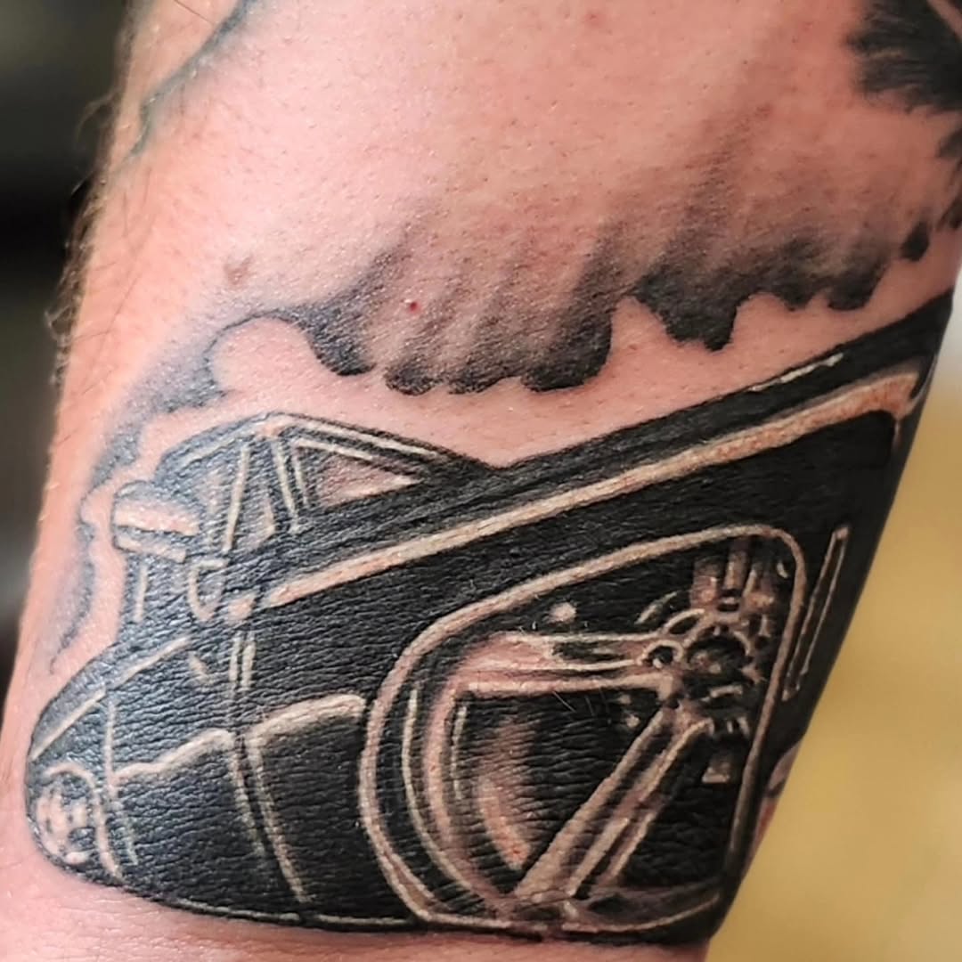 Tattoo by @timbishop_tattoos — black_and_grey, realism