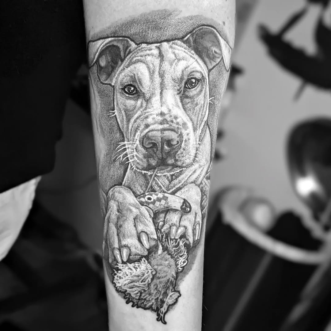 Tattoo by @jtrip360 — realism, black_and_grey