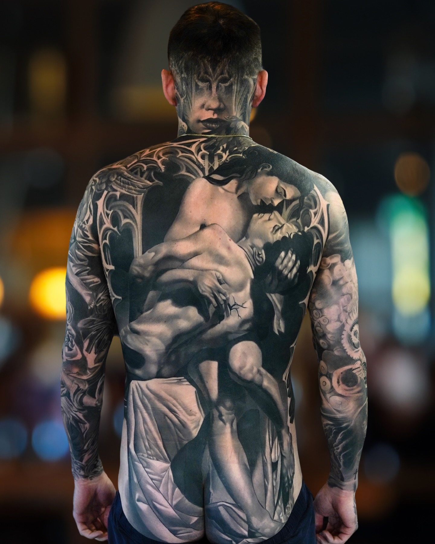 Tattoo by @fabio_tattooartist — realism, black_and_grey