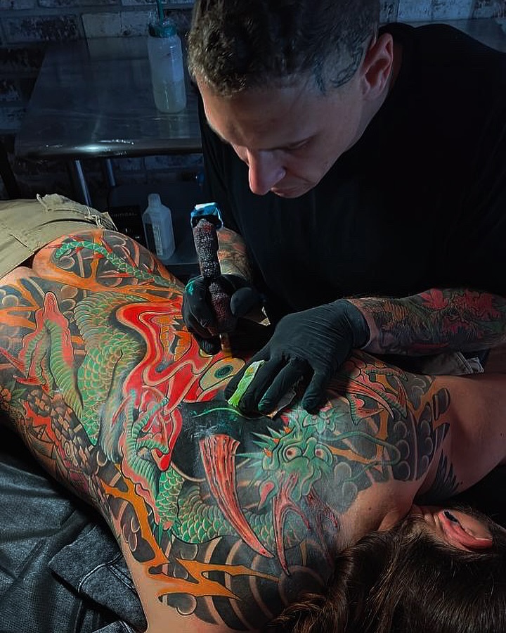 Tattoo by @franklinmint — japanese_irezumi, blackwork