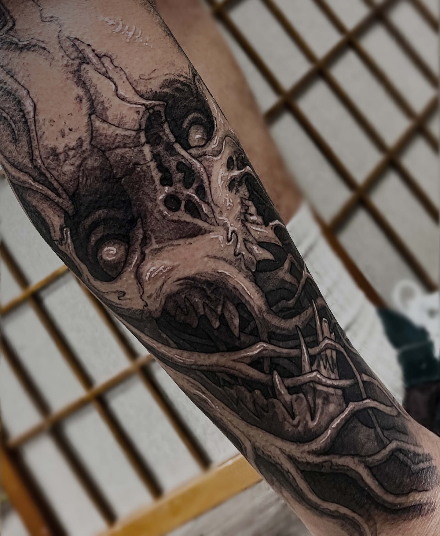 Tattoo by @bloodstonetattoos — black_and_grey, realism