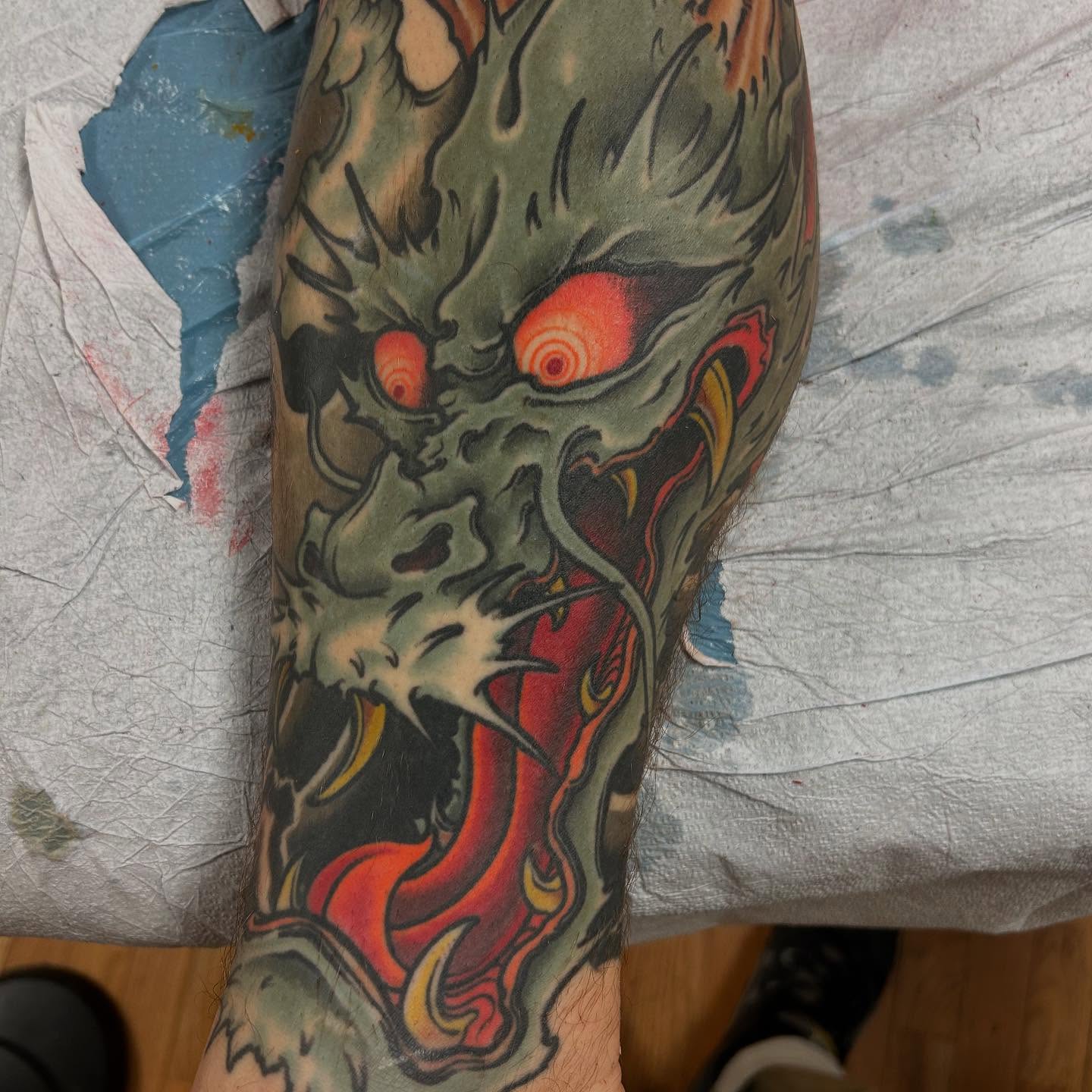Tattoo by @craiggardyan — american_traditional, dark_realism