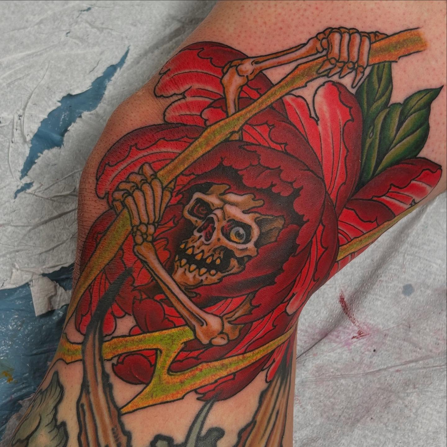 Tattoo by @craiggardyan — american_traditional, dotwork