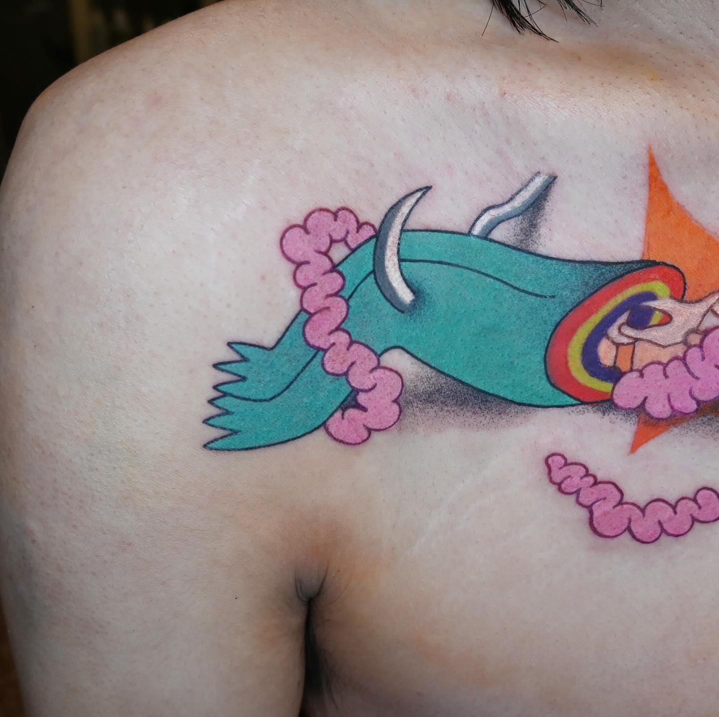Tattoo by @gg_was_shocked — new_school