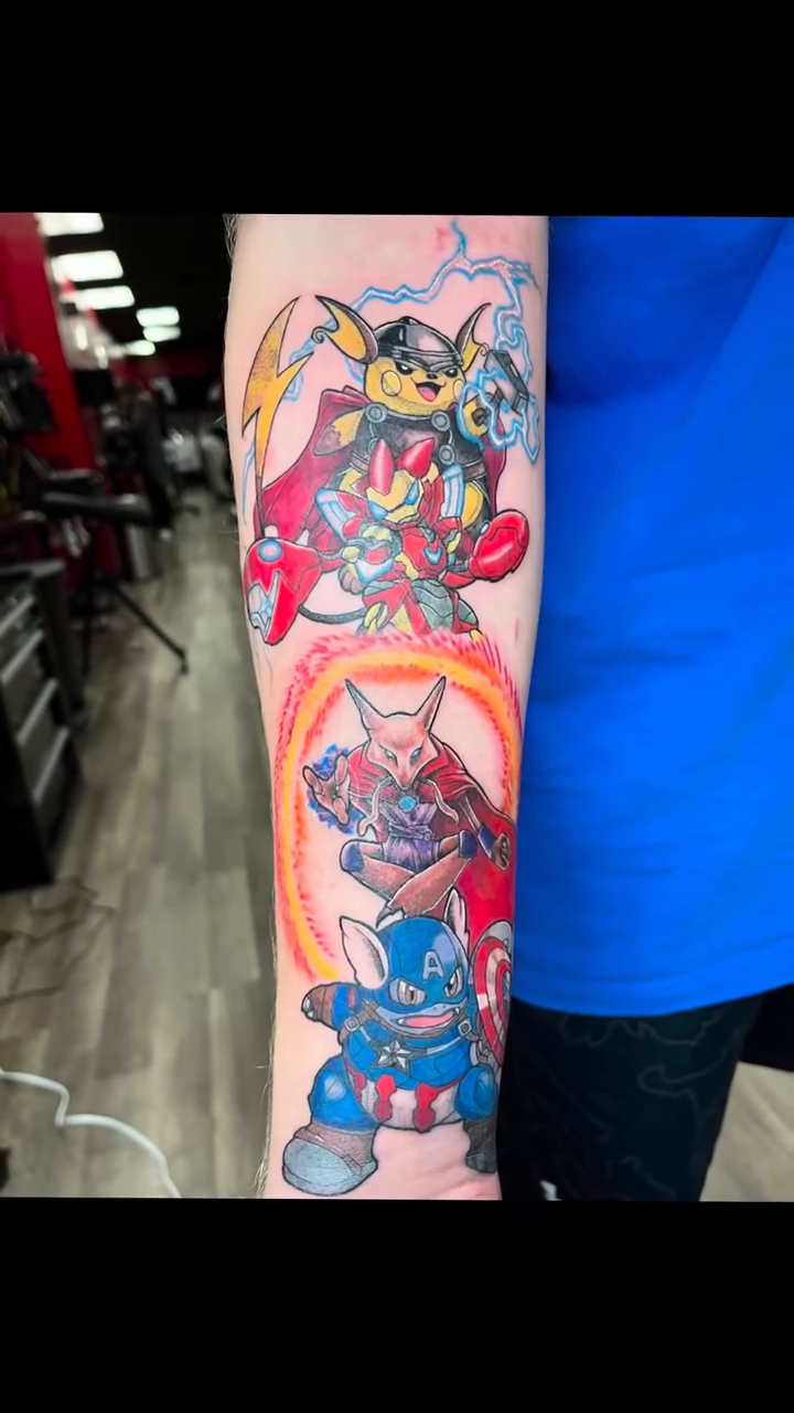 Tattoo by @illestgorilla — anime