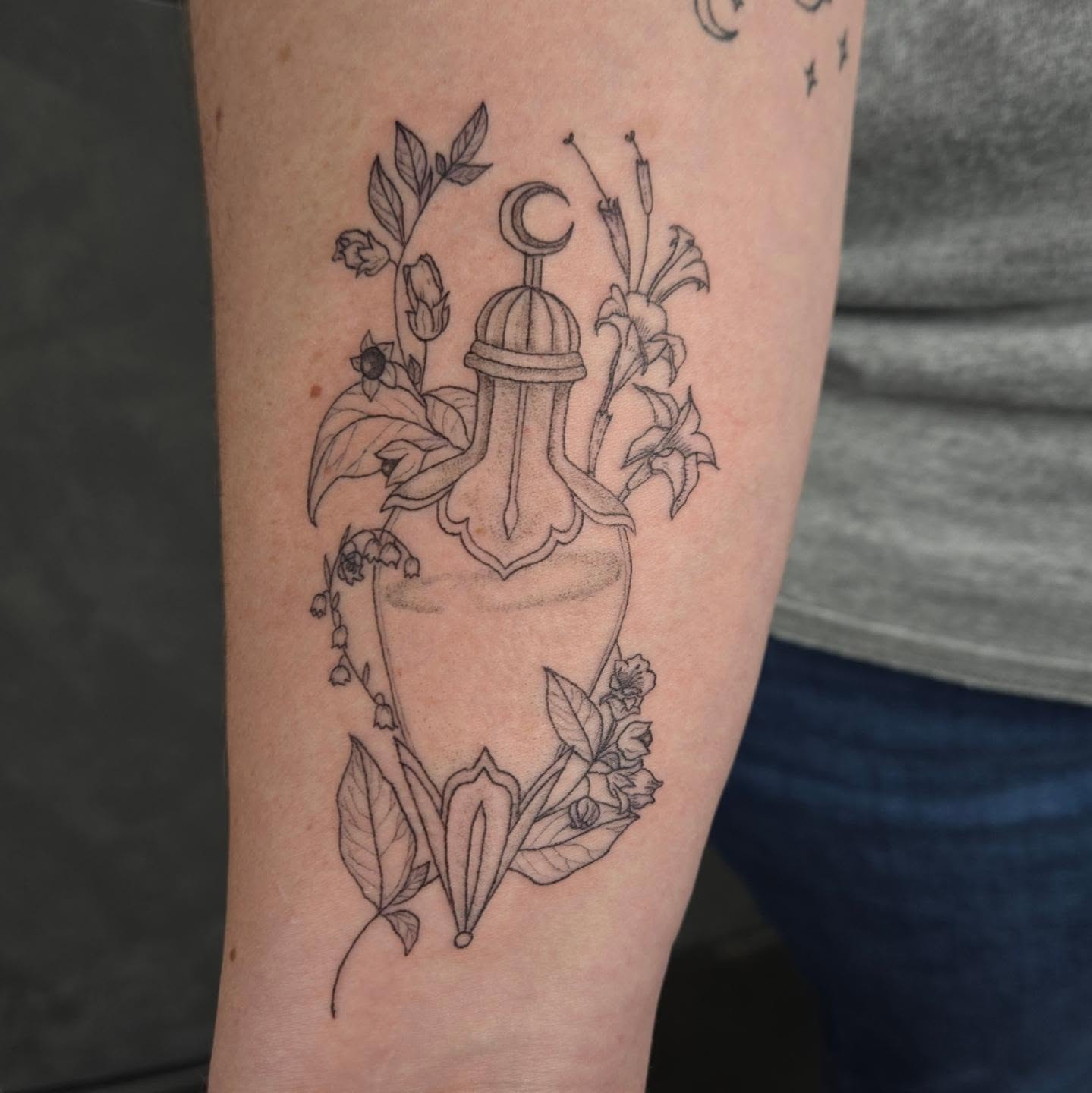 Tattoo by @inkd_miss — black_and_grey, ornamental
