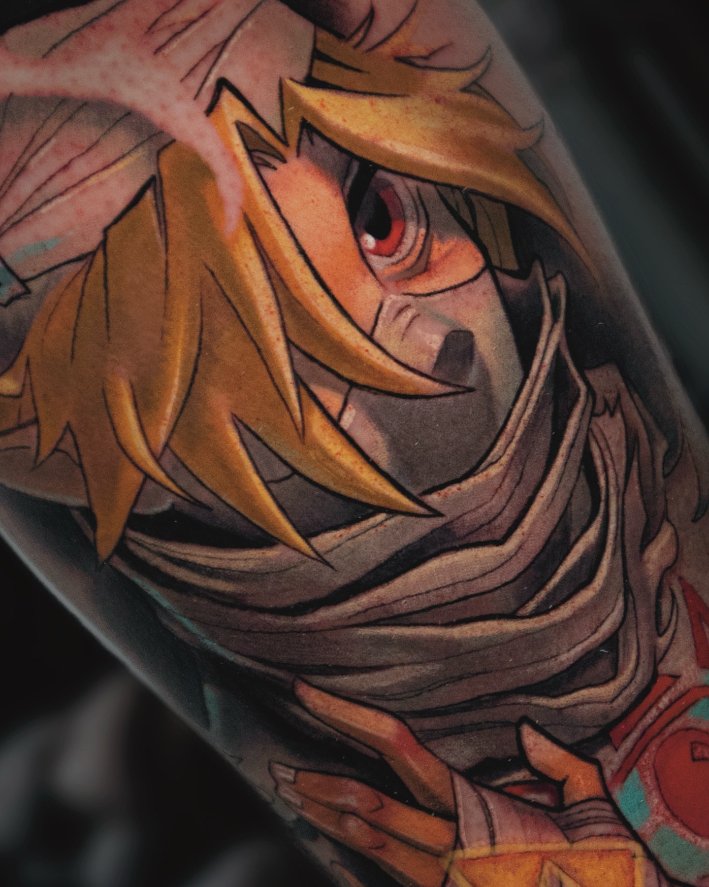 Tattoo by @levihiltontattoos — anime