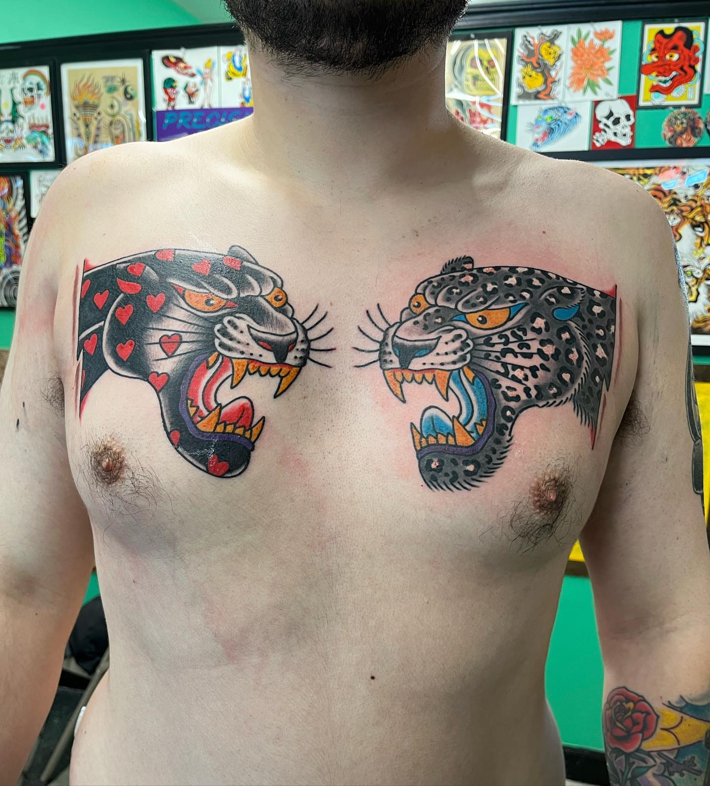 Tattoo by @tattooskii — american_traditional, trash_polka