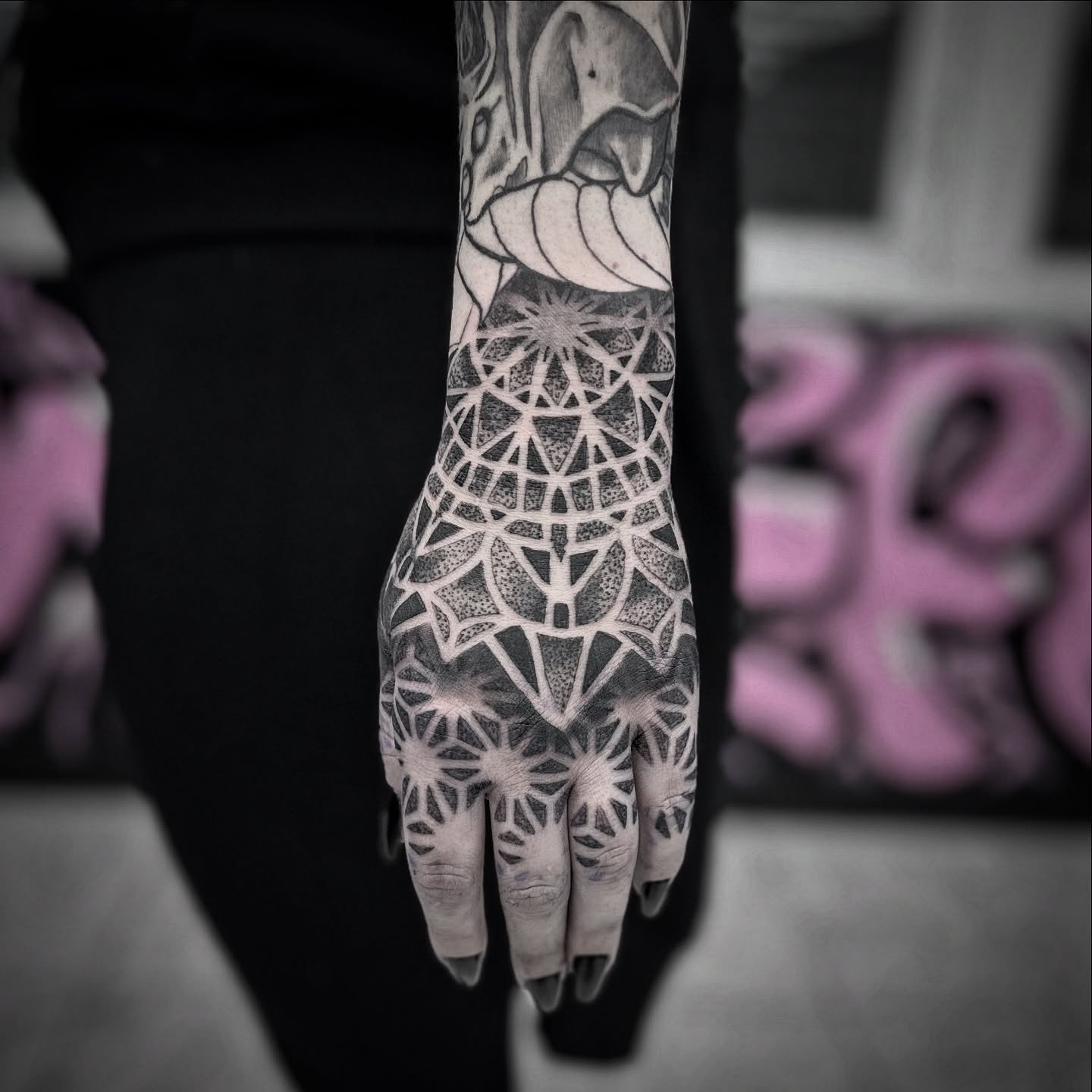 Tattoo by @mastercrae — geometric