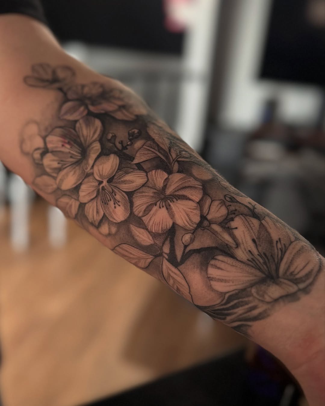 Tattoo by @inkbyj2 — black_and_grey, realism