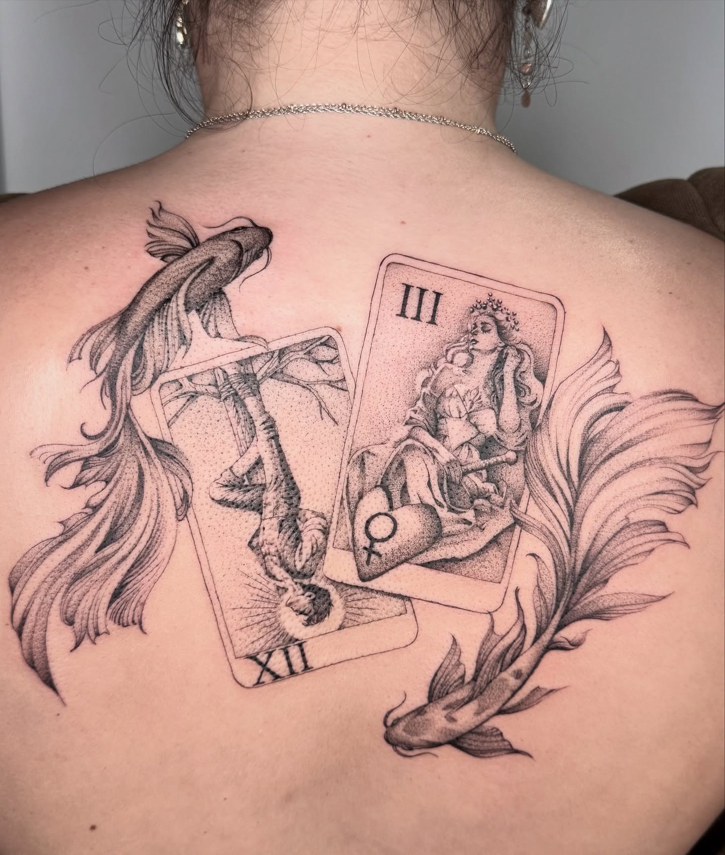 Tattoo by @turnipgirl_tattoo — dotwork, realism