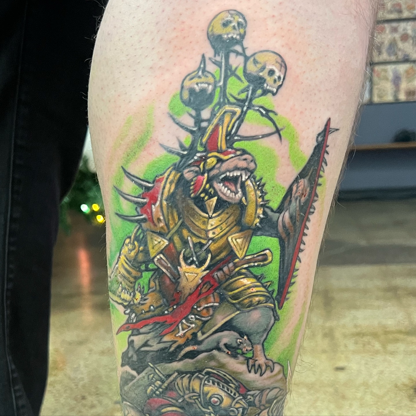 Tattoo by @cody_tweedy — american_traditional, dotwork