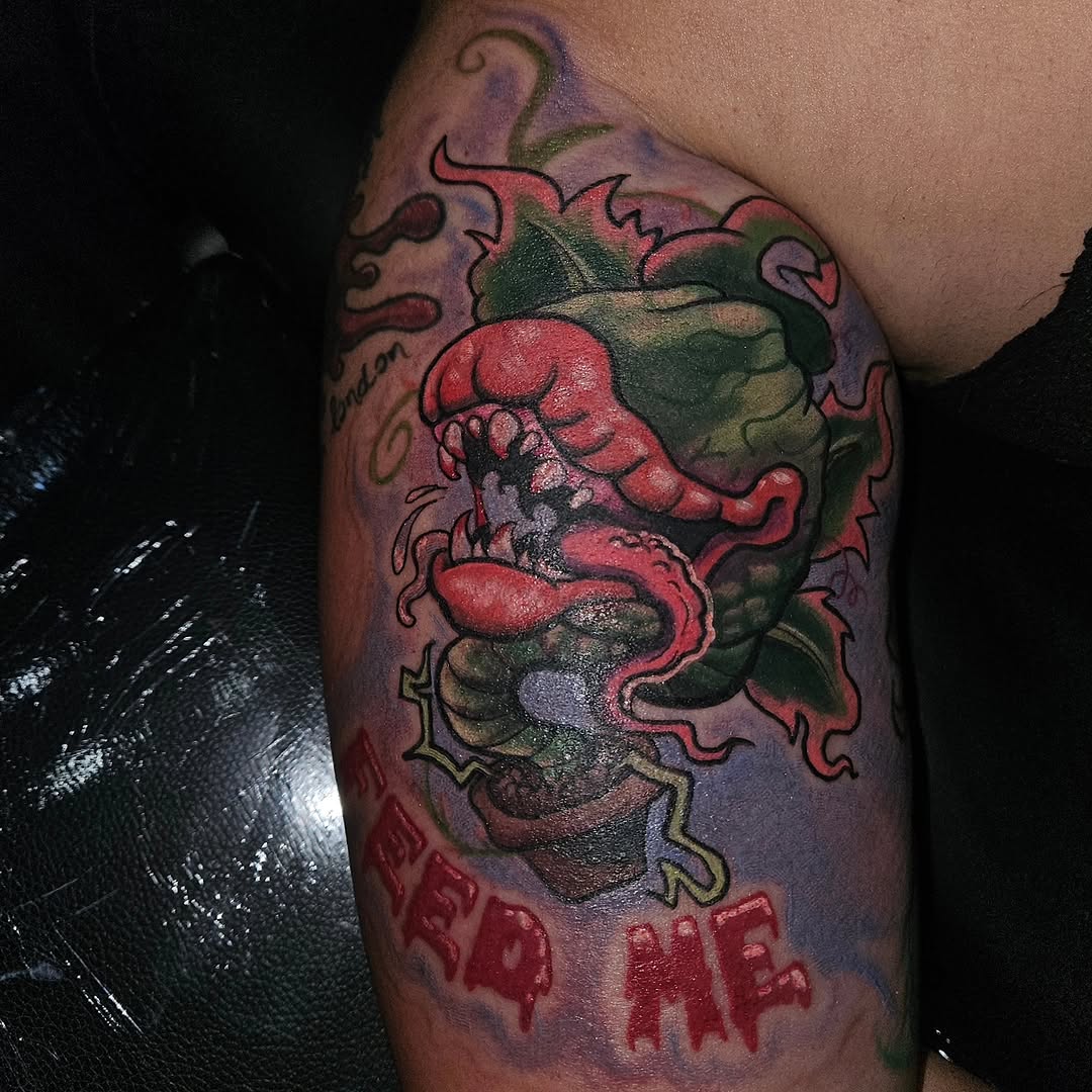 Tattoo by @scoobyboo_tattoo — new_school, trash_polka