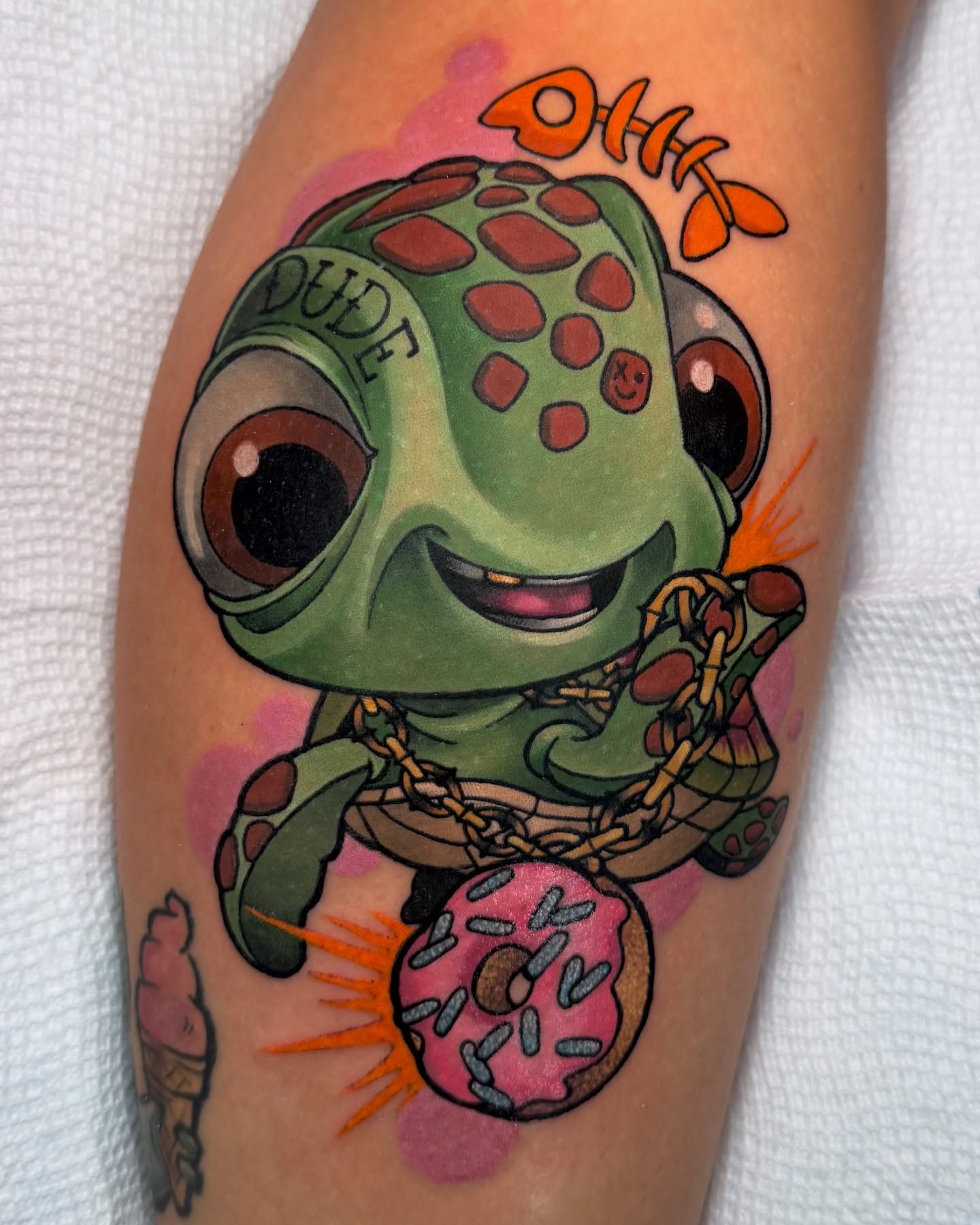 Frog dotwork tattoo on the forearm by ✣ ᴛɪᴀʀᴀ ɢᴏʀᴅᴏɴ ✣ video games