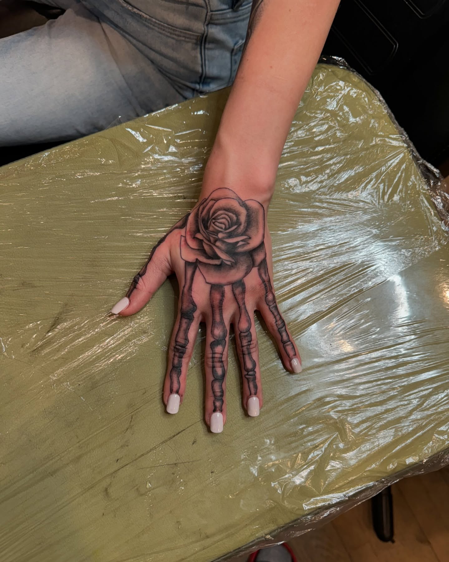 Tattoo by @kreidler_inks — black_and_grey