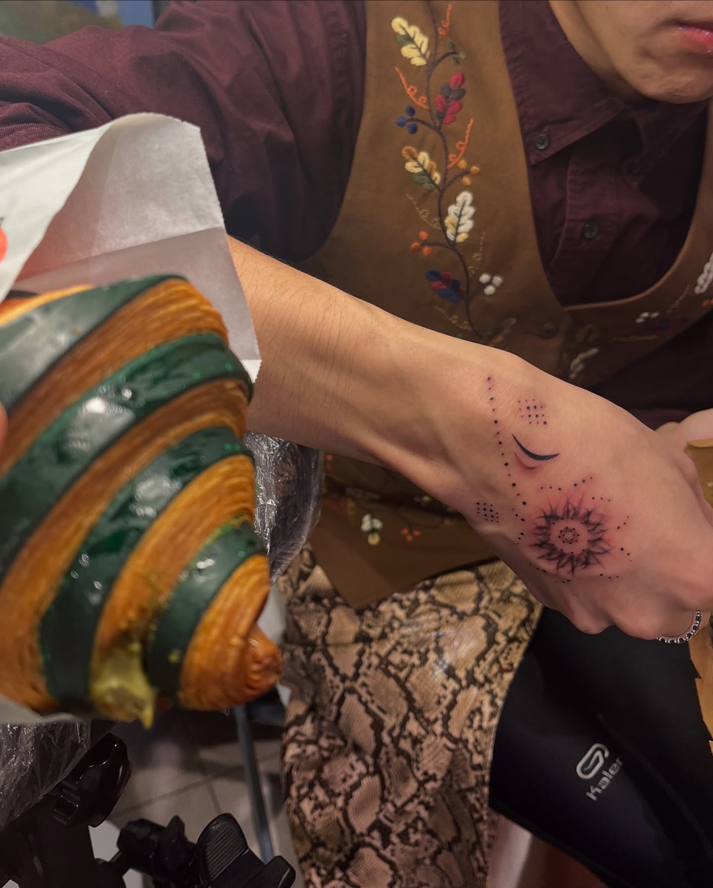 Tattoo by @laukayan_ — dotwork