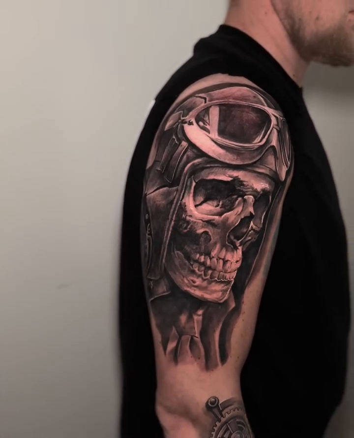 Tattoo by @tattoo_ravay — realism, black_and_grey