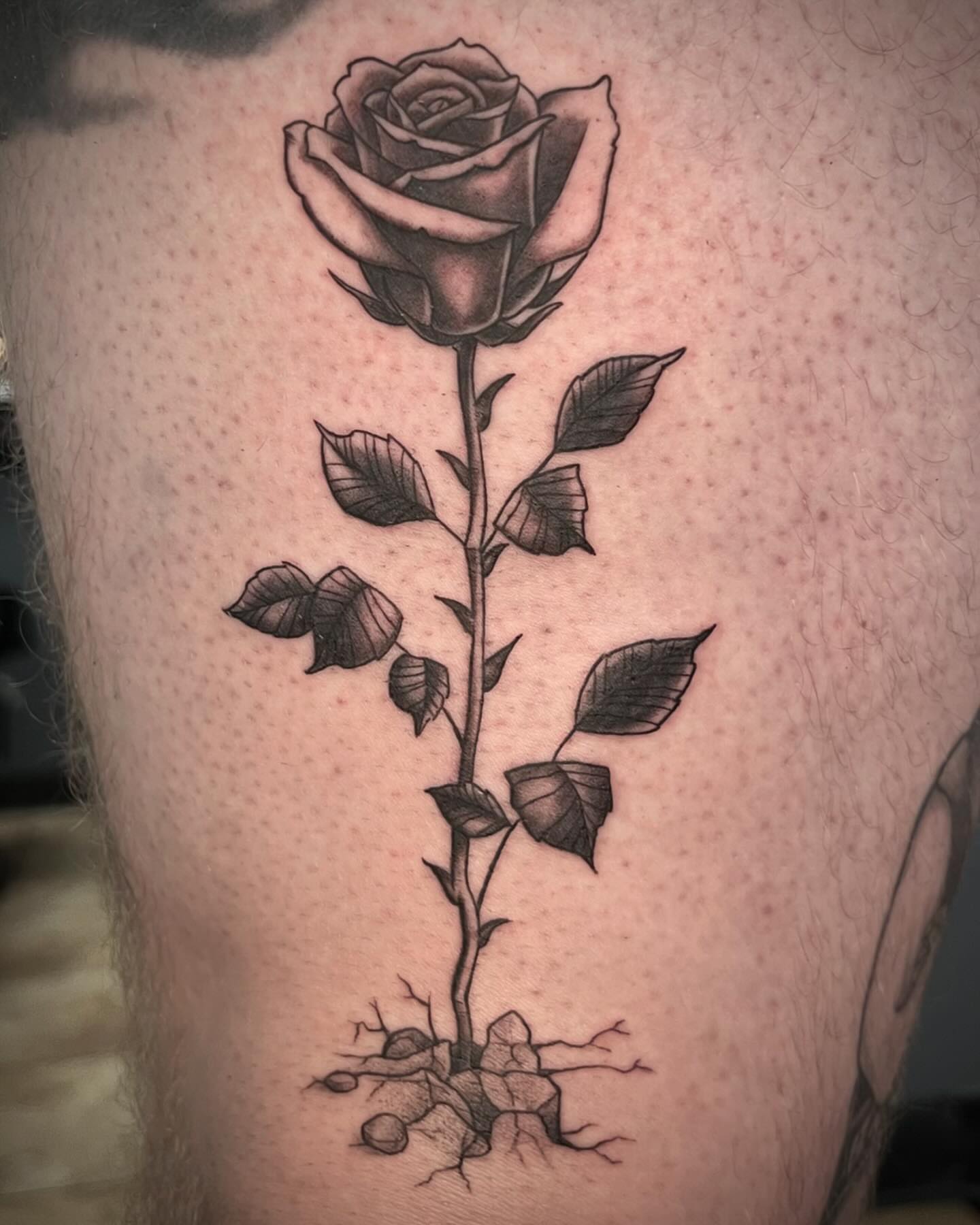 Tattoo by @keithgobleart — black_and_grey