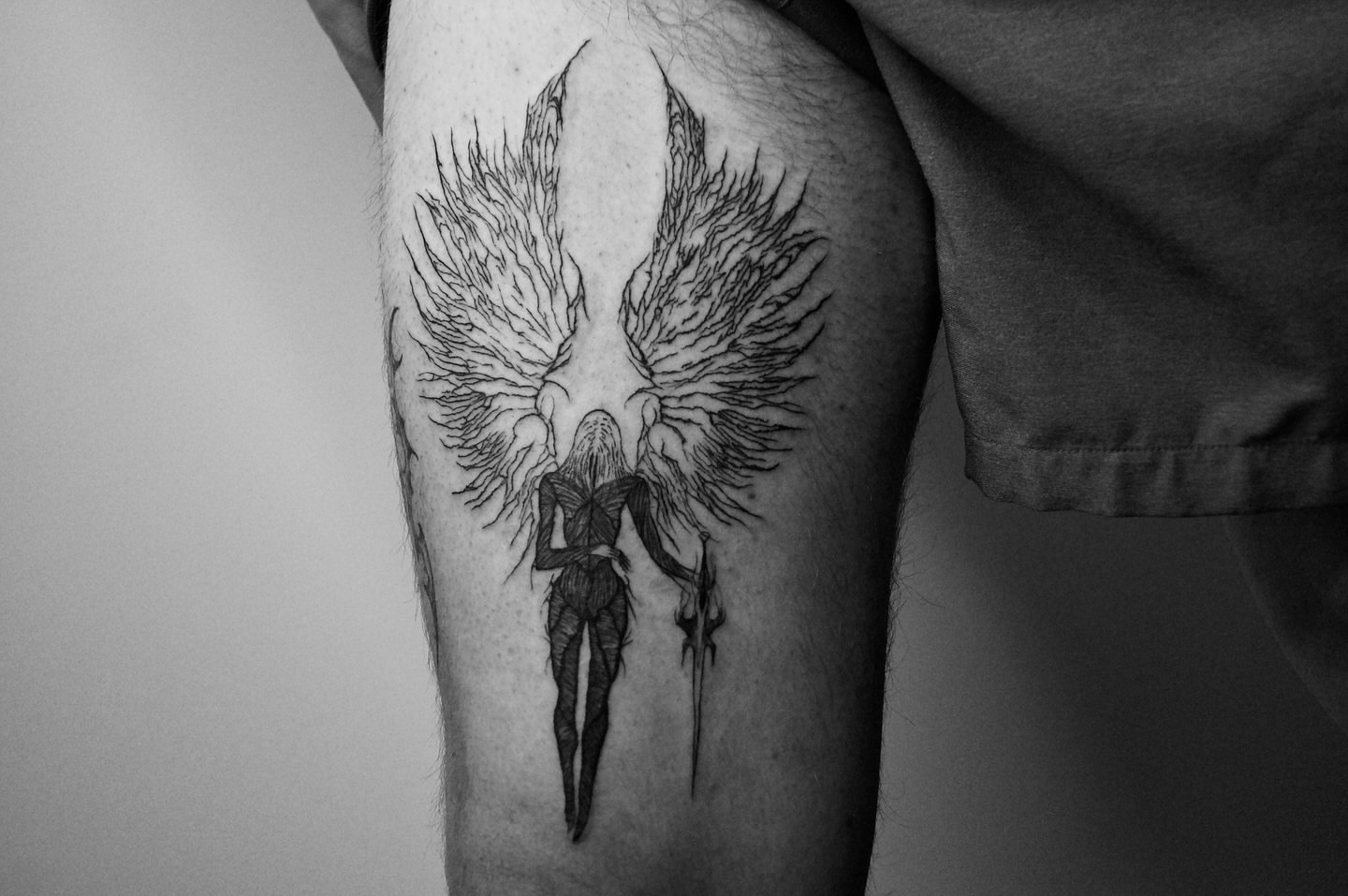 Tattoo by @musoutattoo — black_and_grey