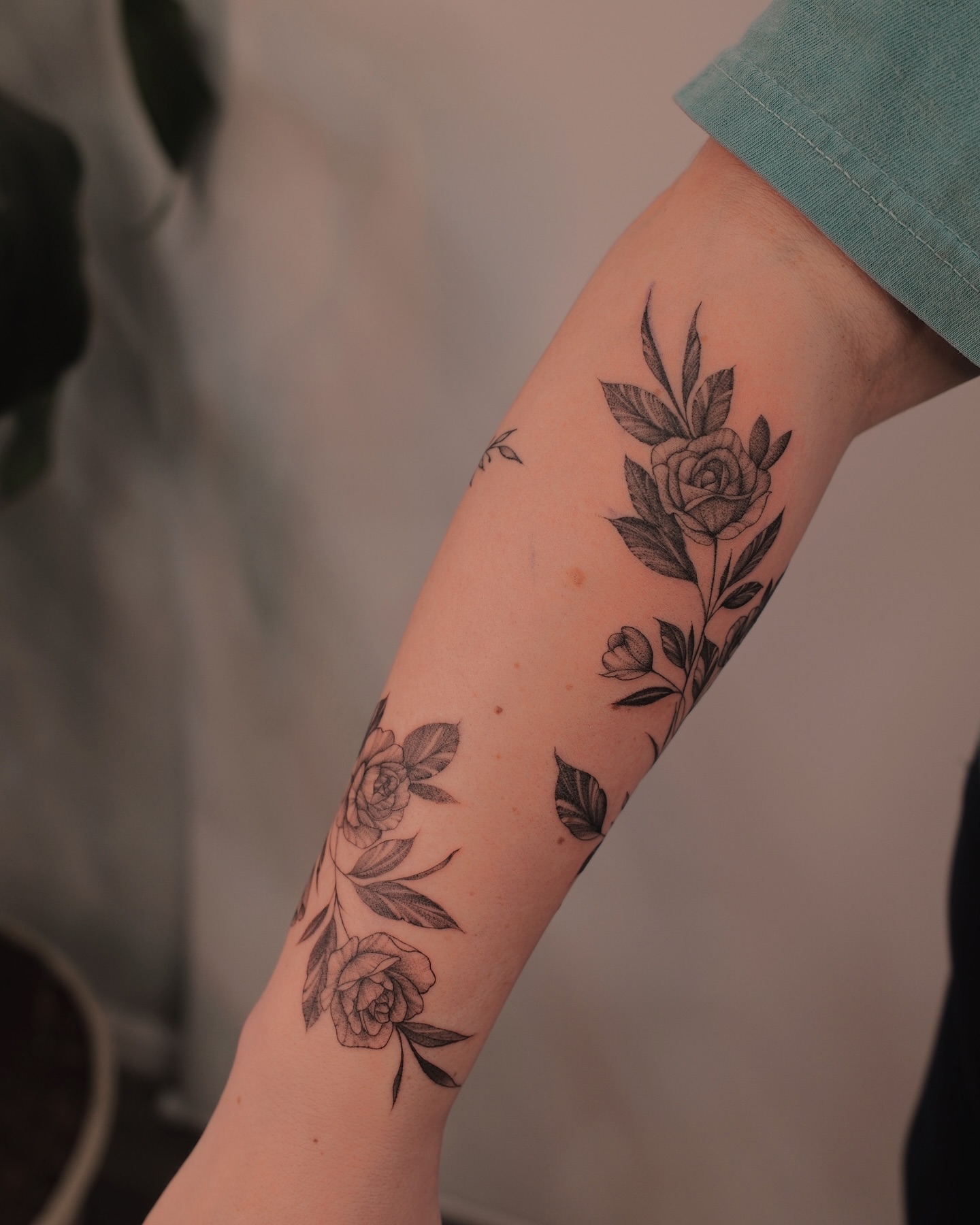 Tattoo by @sky.tattooist17 β black_and_grey