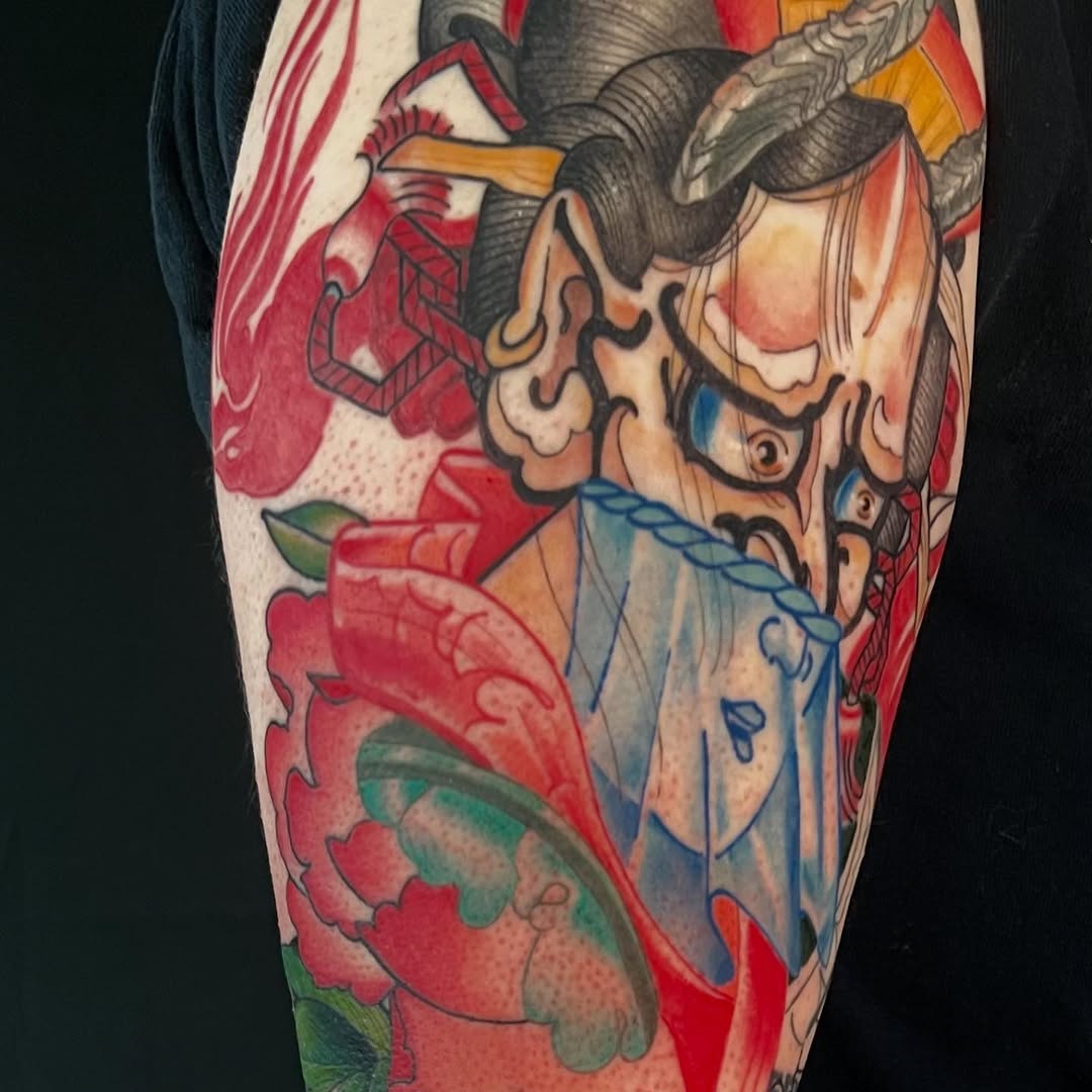 Tattoo by @omnomrapter — japanese_irezumi, neo_traditional
