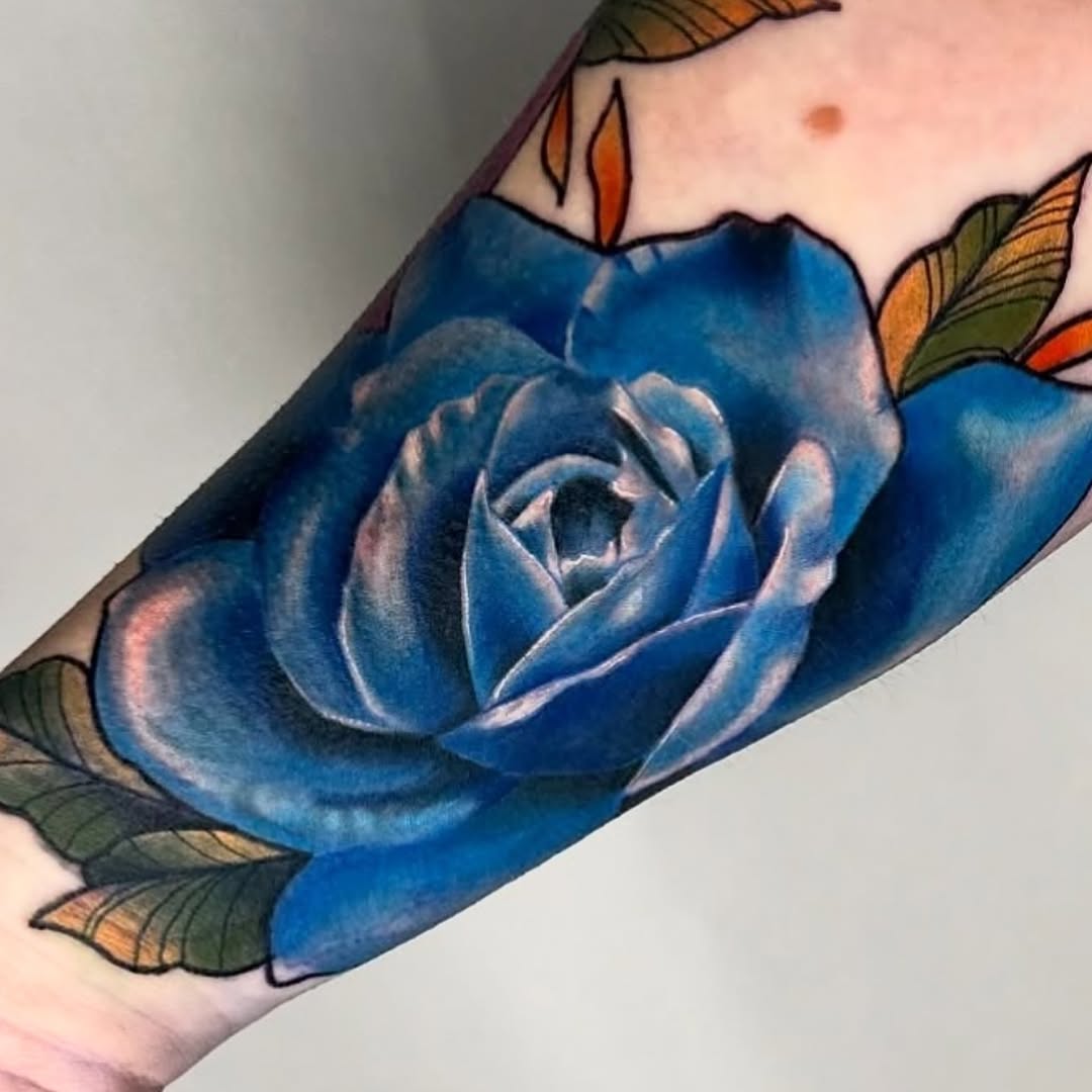 Tattoo by @bumbleknee_tattoos — realism, black_and_grey
