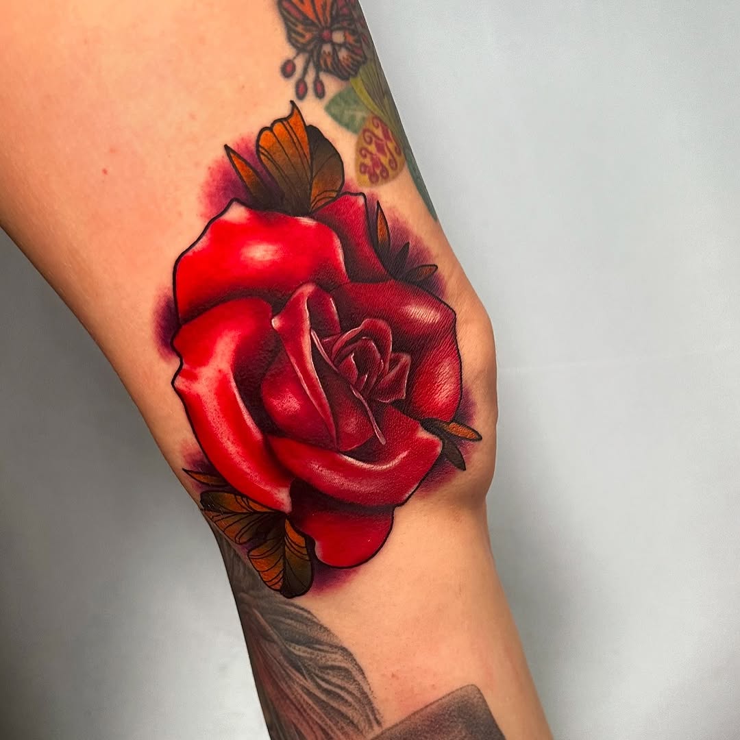 Tattoo by @bumbleknee_tattoos — realism, neo_traditional