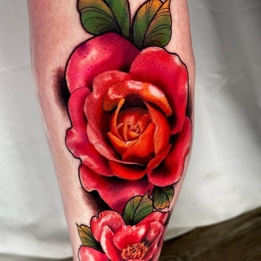 Tattoo by @bumbleknee_tattoos — realism, color