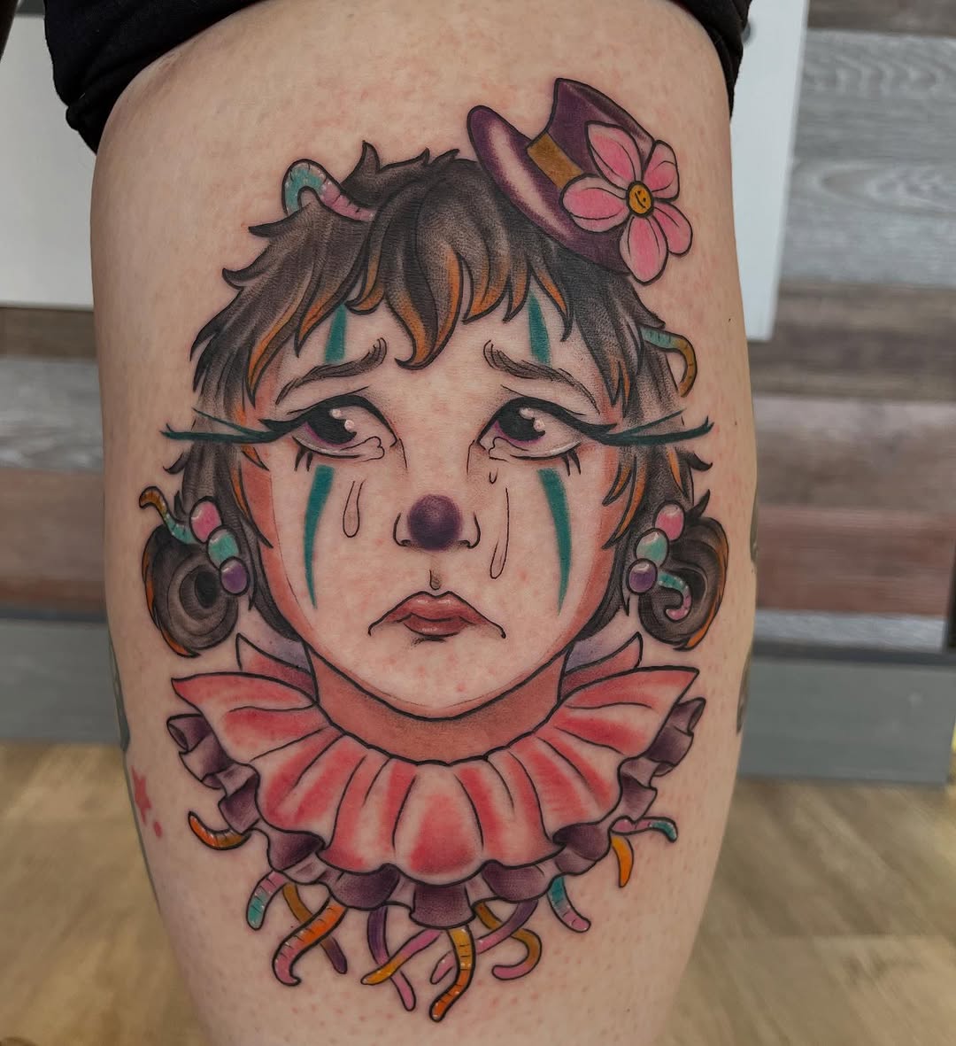 Tattoo by @stewstattoos — new_school, illustrative