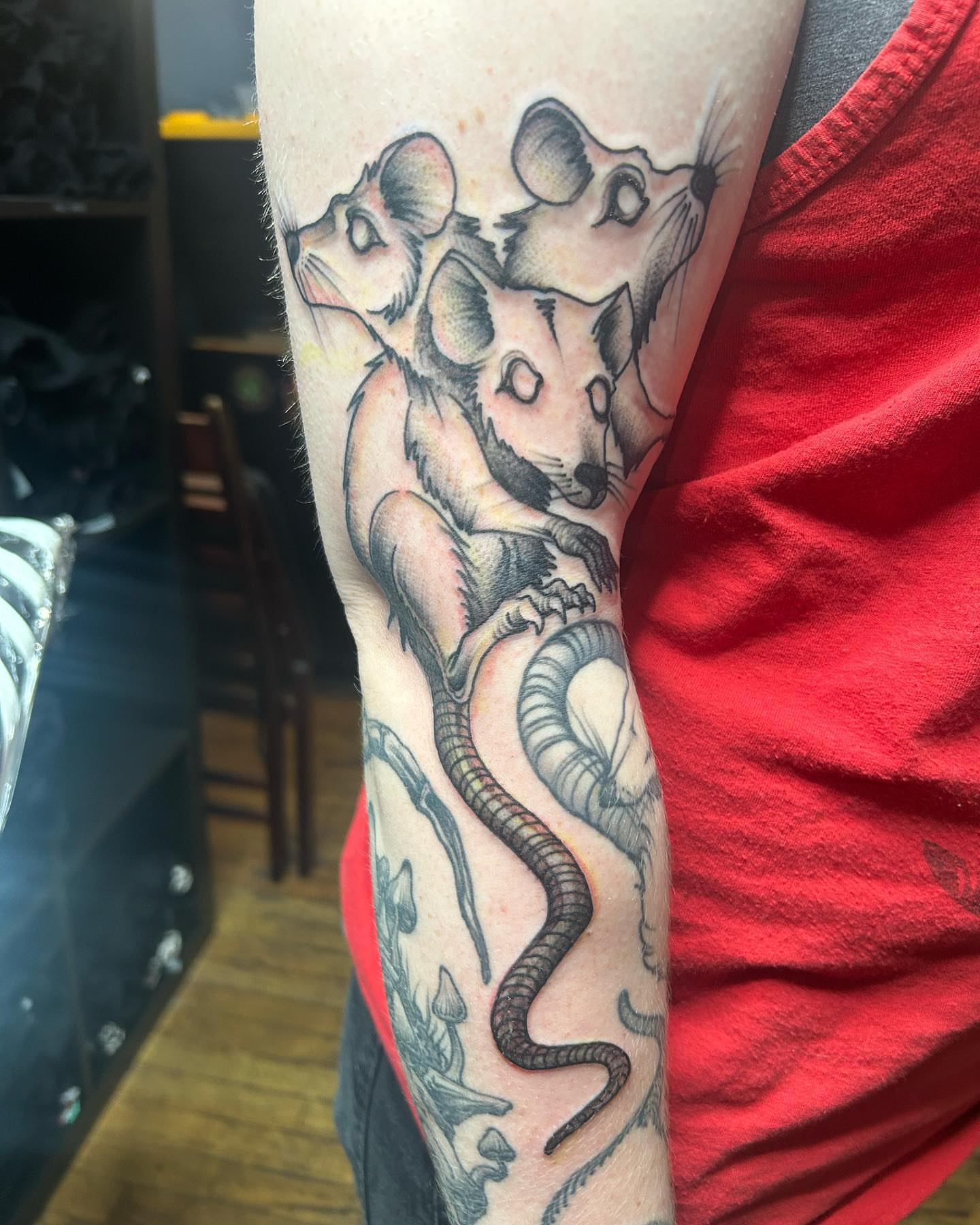 Tattoo by @electric_phantom — black_and_grey