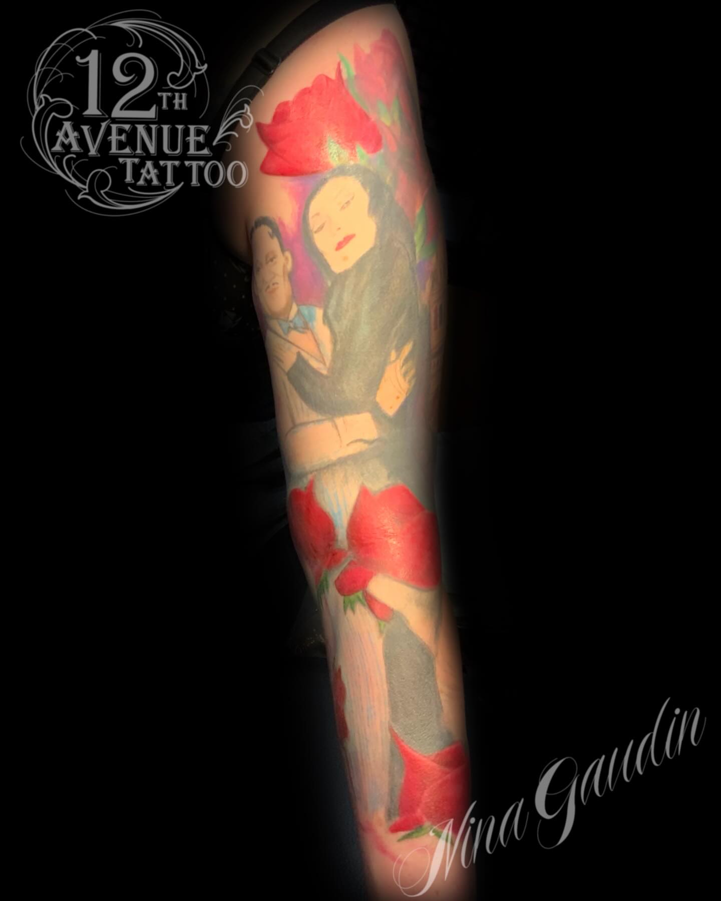 Tattoo by @tattoosbynina — american_traditional, realism