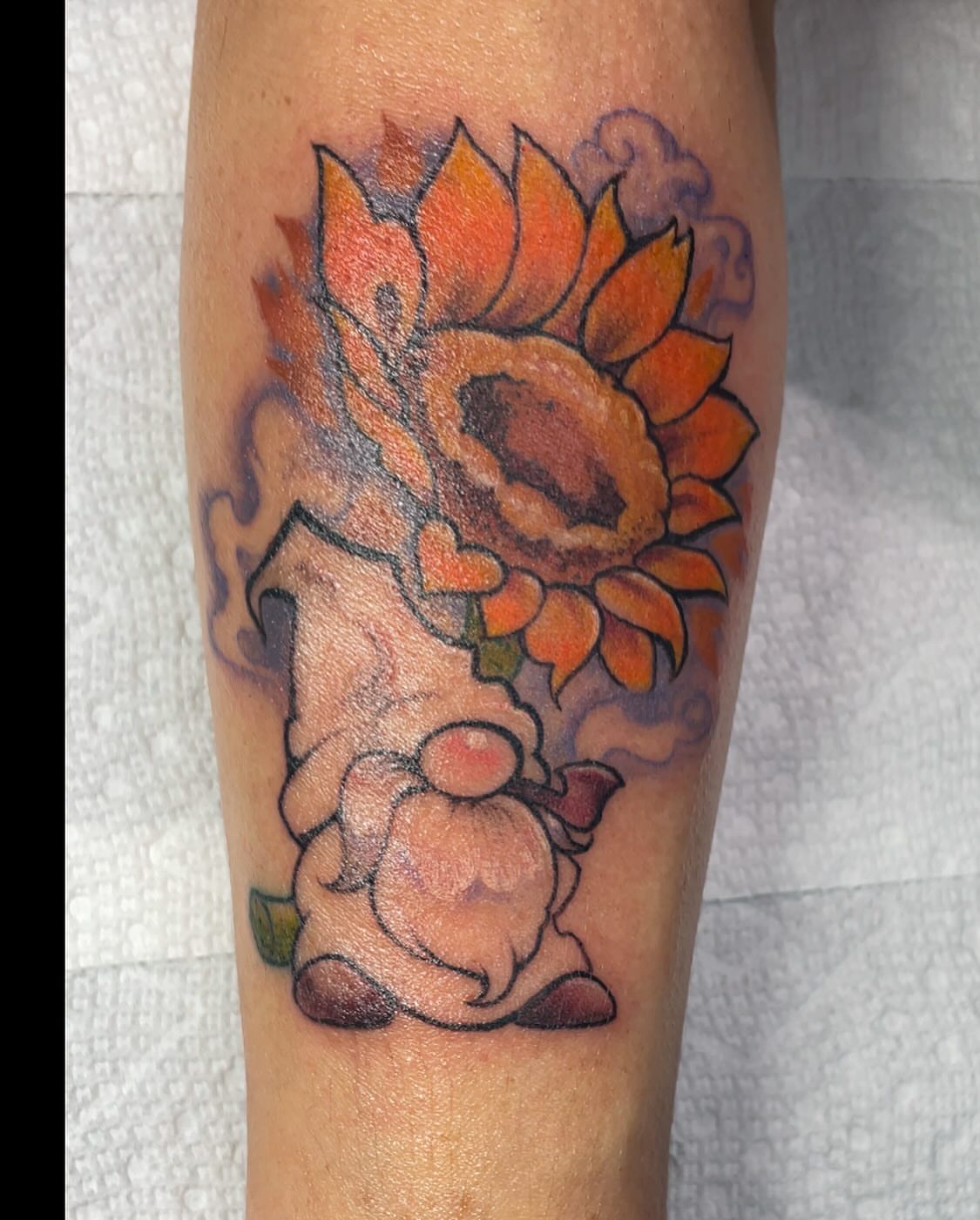 Tattoo by @robinyublind — watercolor, new_school