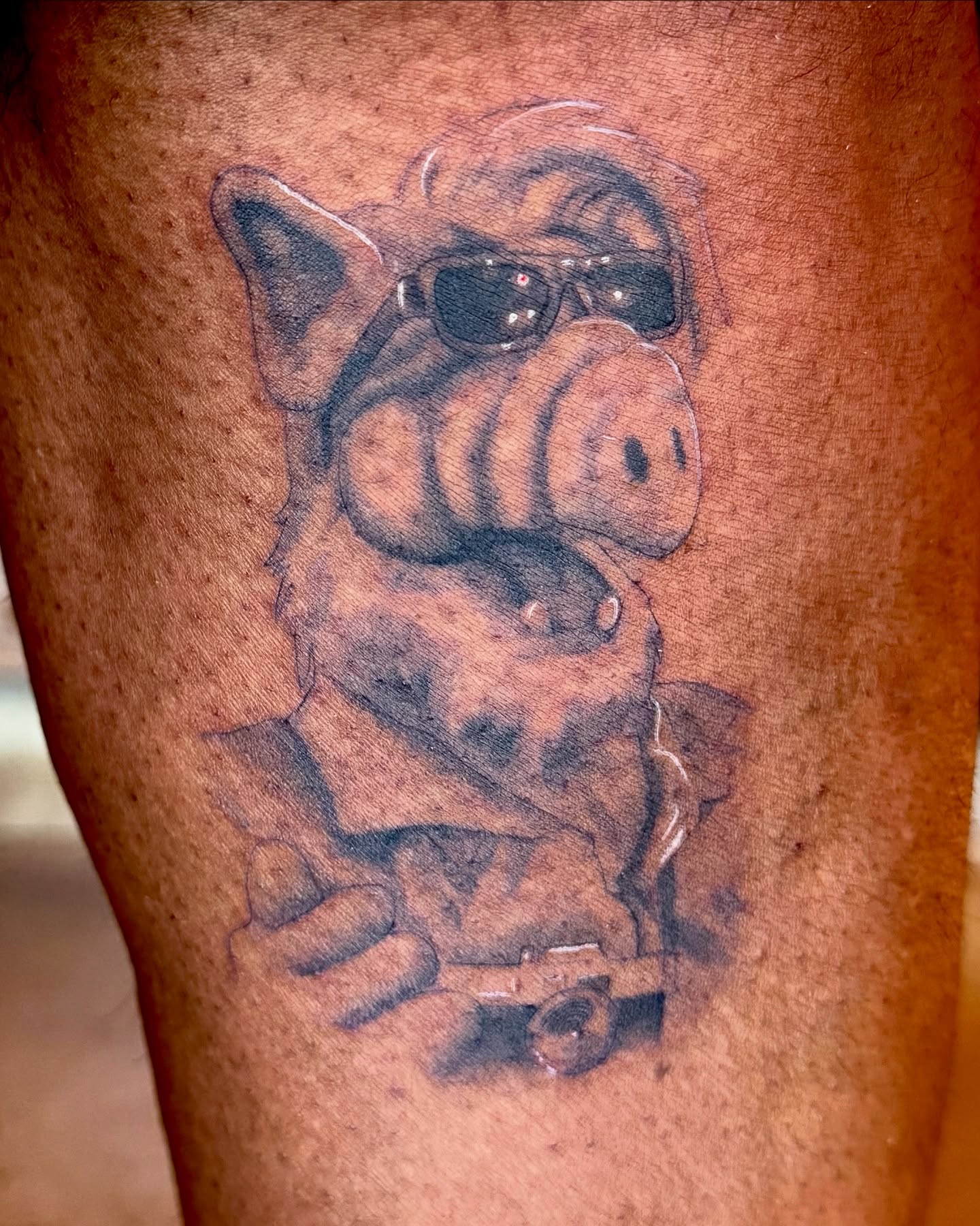 Tattoo by @shannoneperry — black_and_grey