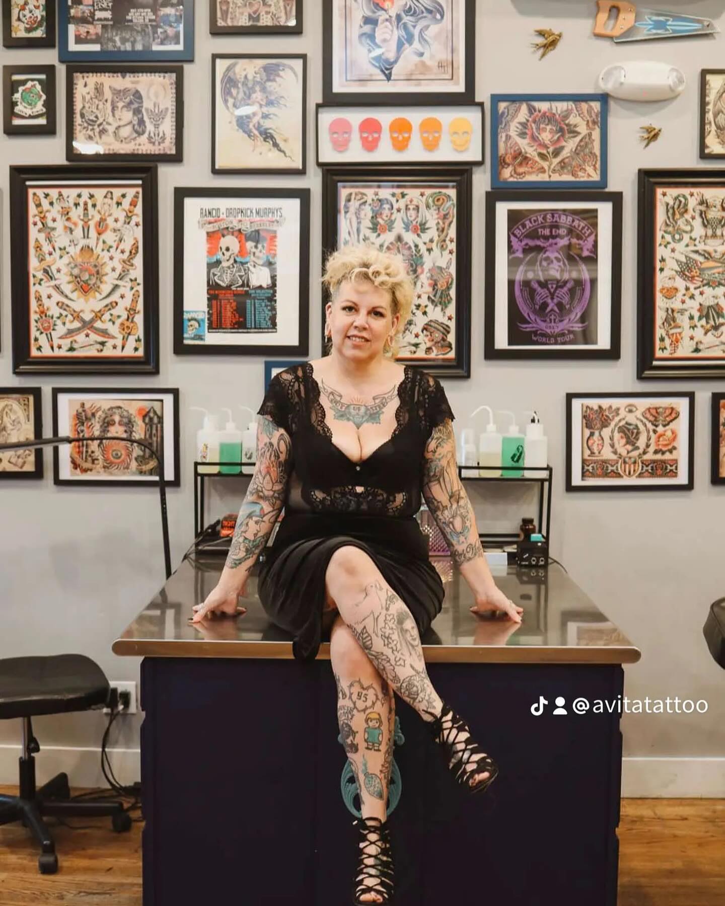 Tattoo by @jetta_tattoo — american_traditional, dotwork