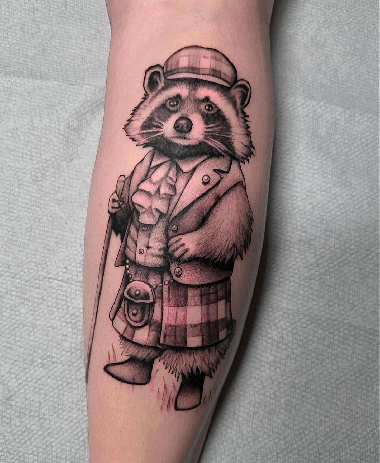 Tattoo by @feraleyes — black_and_grey