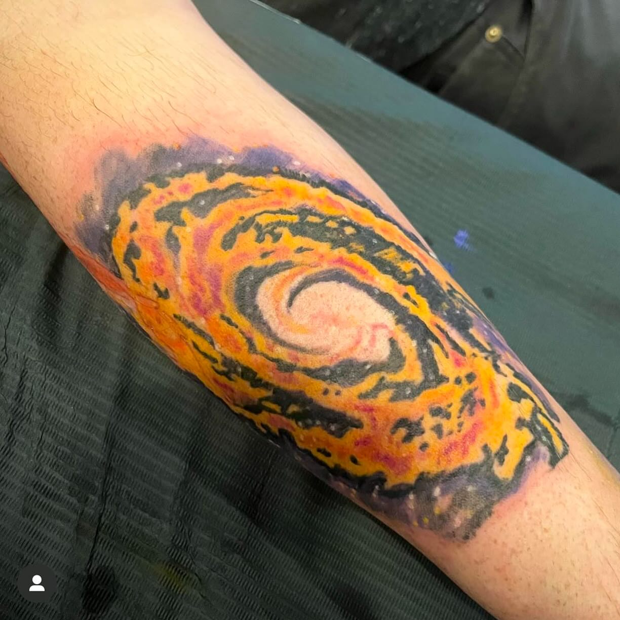 Tattoo by @jetta_tattoo — watercolor