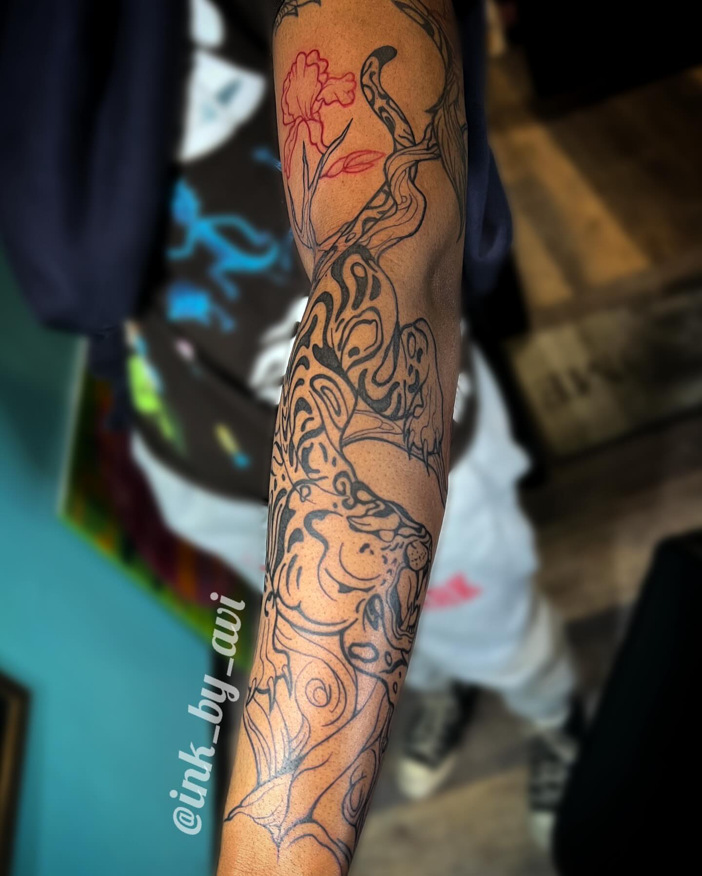 Japanese irezumi japanese irezumi tattoo on the forearm by Avi, Cleveland, Ohio