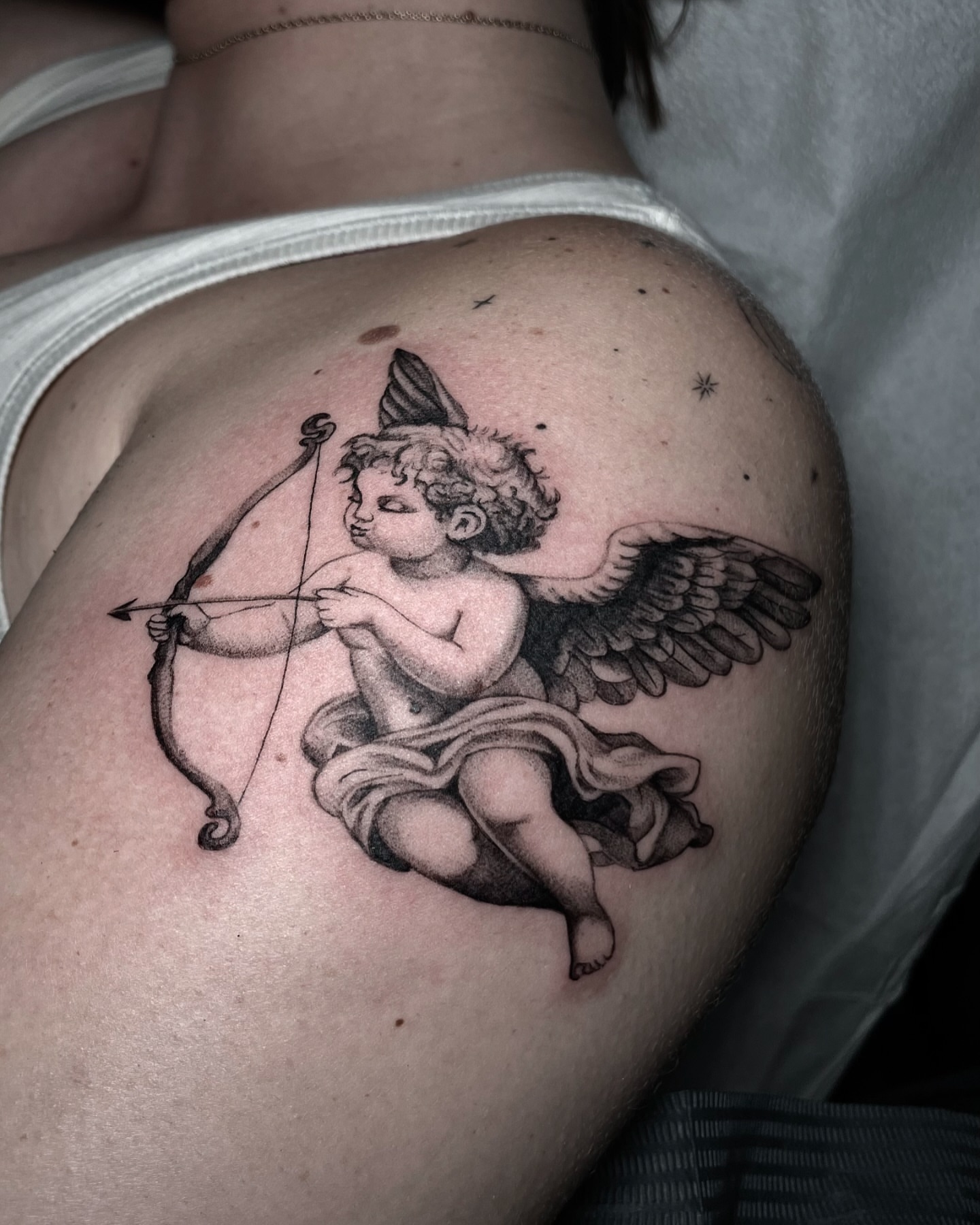 Tattoo by @anissatattoos β black_and_grey