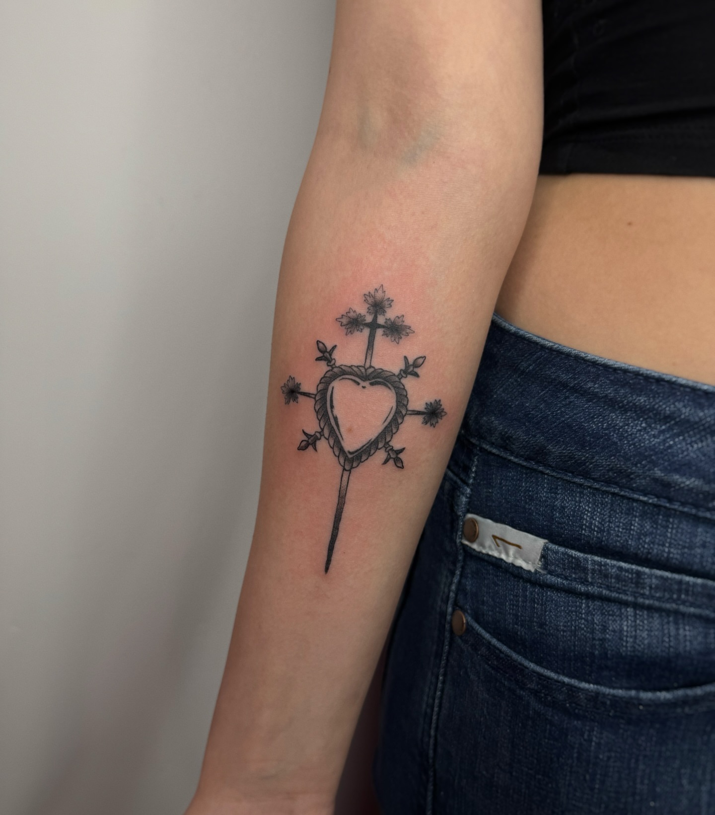 Tattoo by @sagejanetattoo — black_and_grey