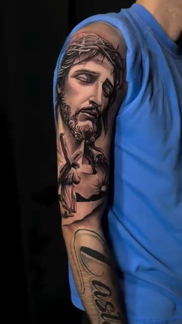 Tattoo by @lujanink — realism, black_and_grey