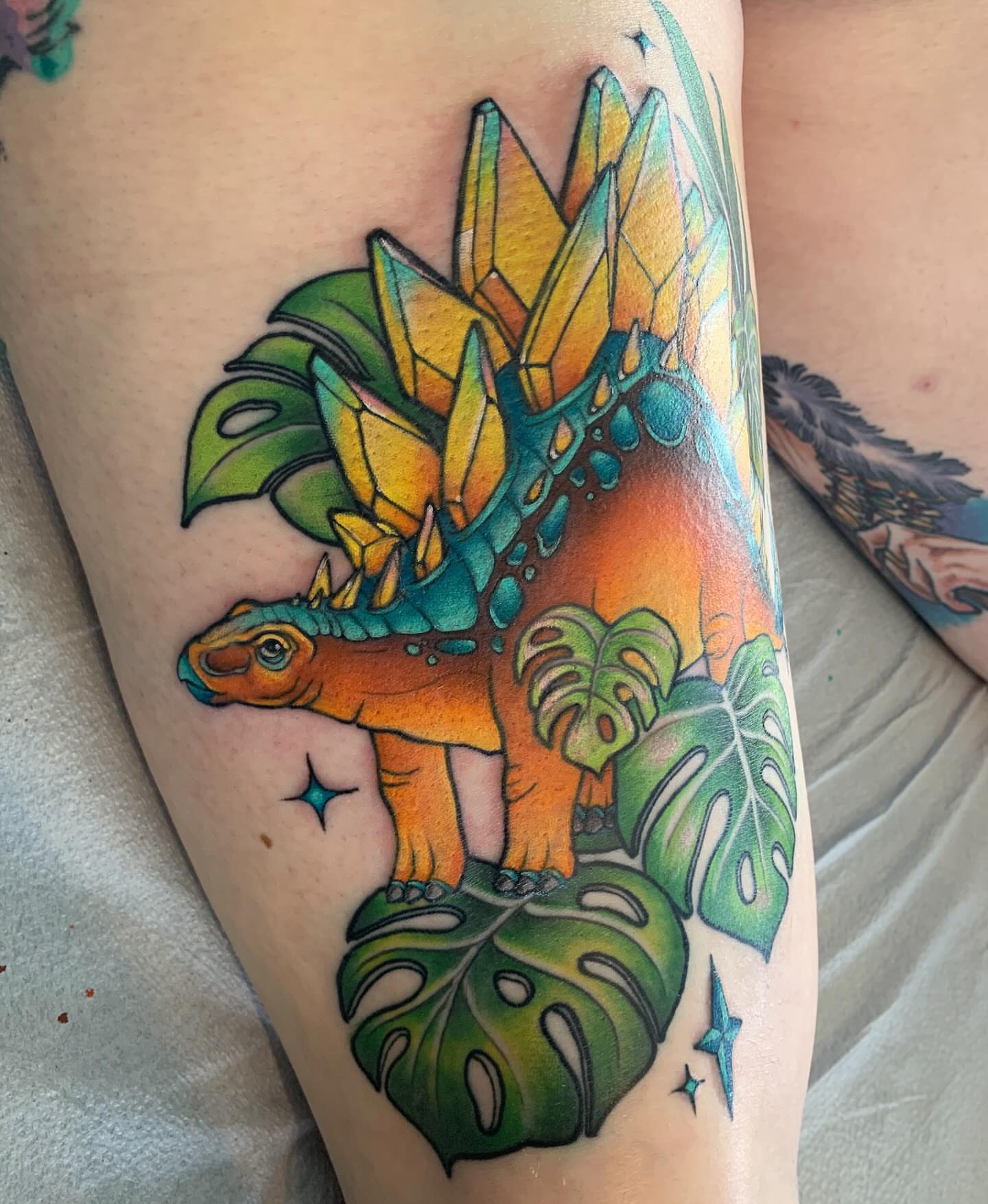 Tattoo by @ldayvee — new_school, geometric