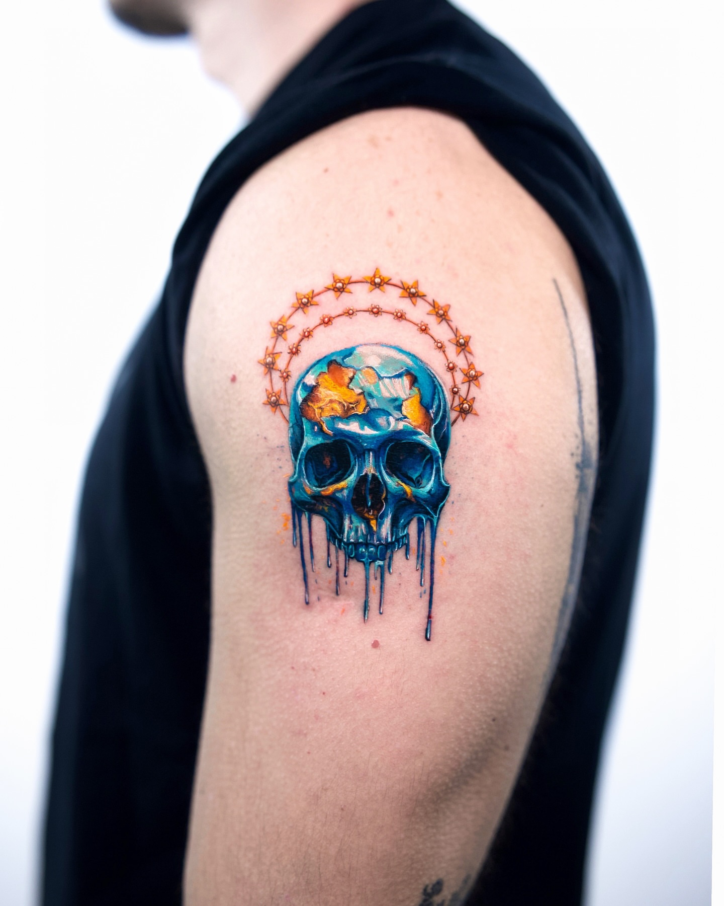 Tattoo by @serenayakcicekx — watercolor, realism