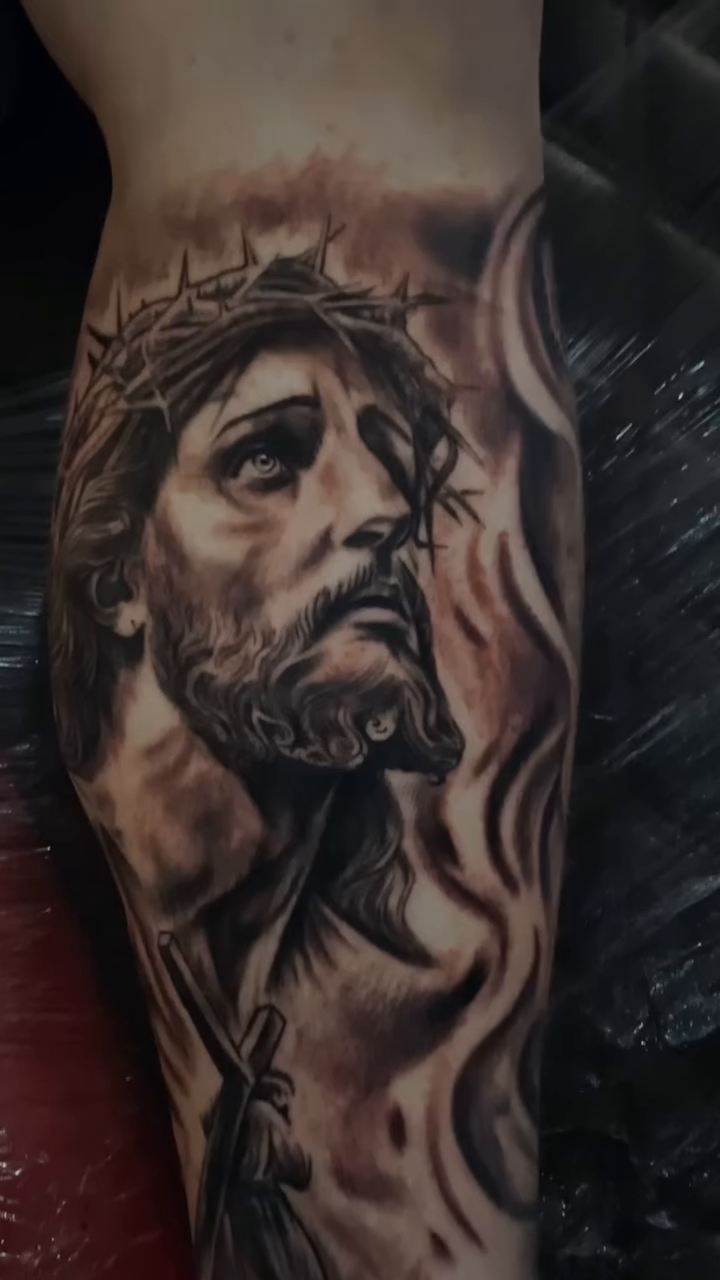 Tattoo by @breynertattoos — realism, black_and_grey