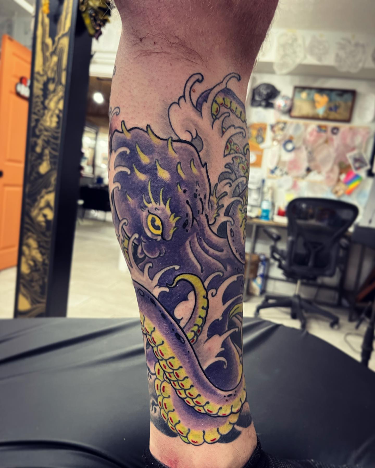 Dragon japanese irezumi tattoo on the forearm by biggstattoos