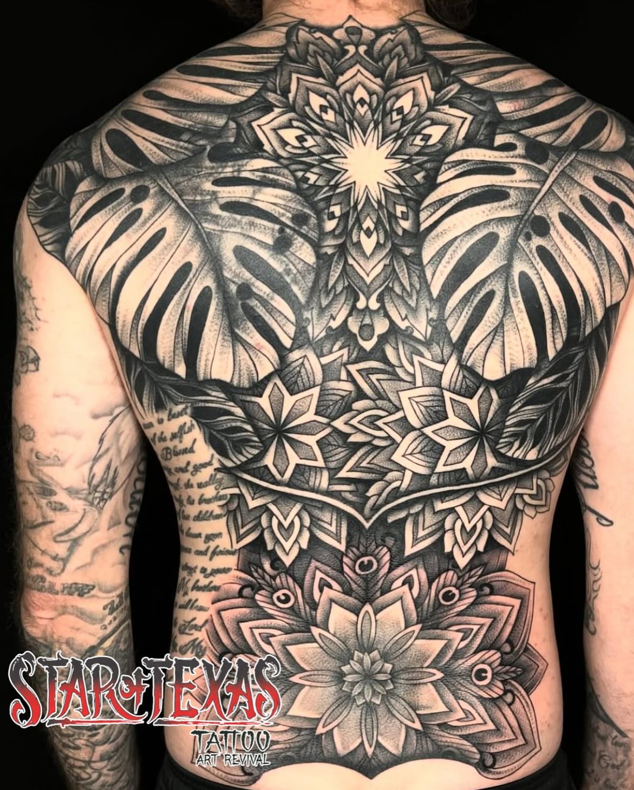 Tattoo by @jameemelvintattoos — black_and_grey, geometric