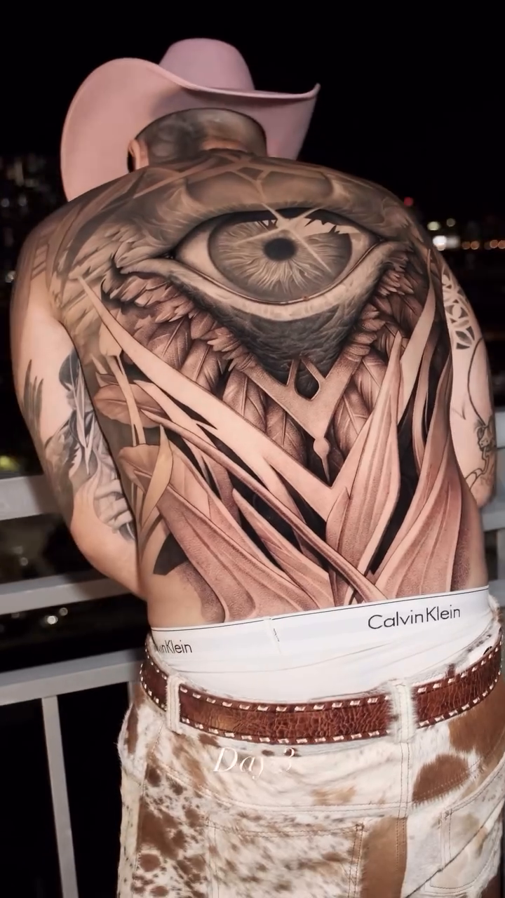 All-seeing eye with anatomical details realism tattoo by Ke$la