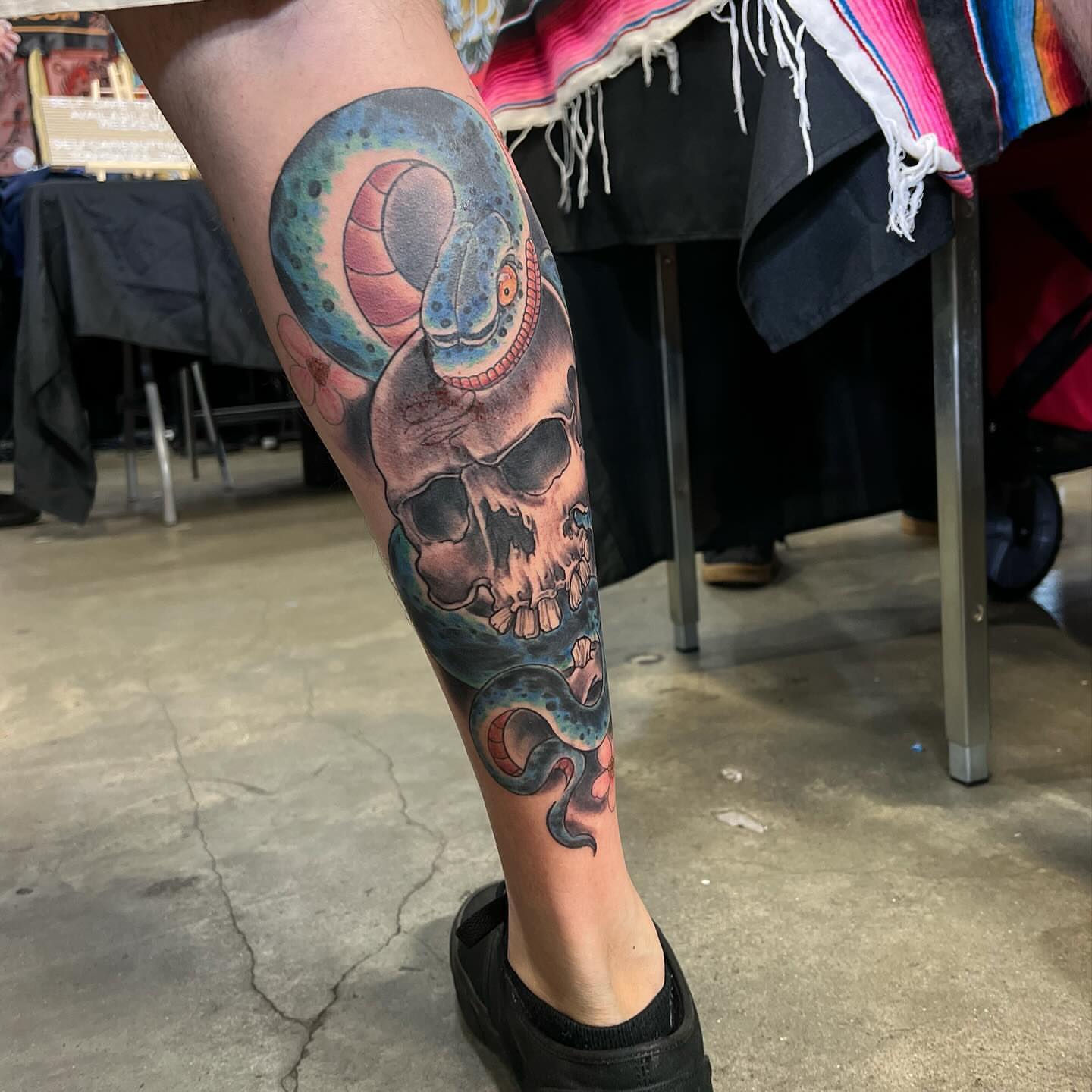 Tattoo by @snakeeyes7six — realism, dotwork