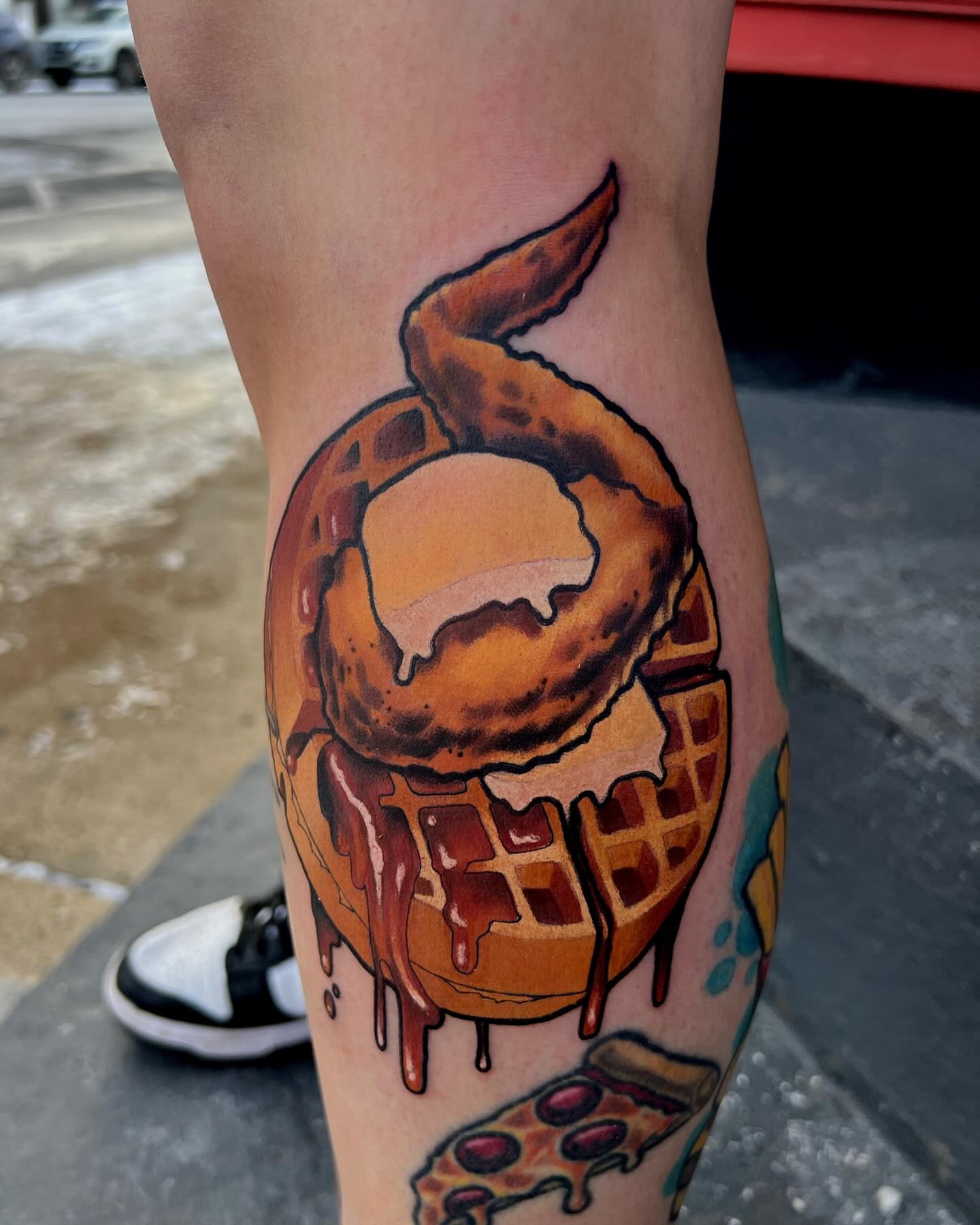 Tattoo by @heystraydog — realism